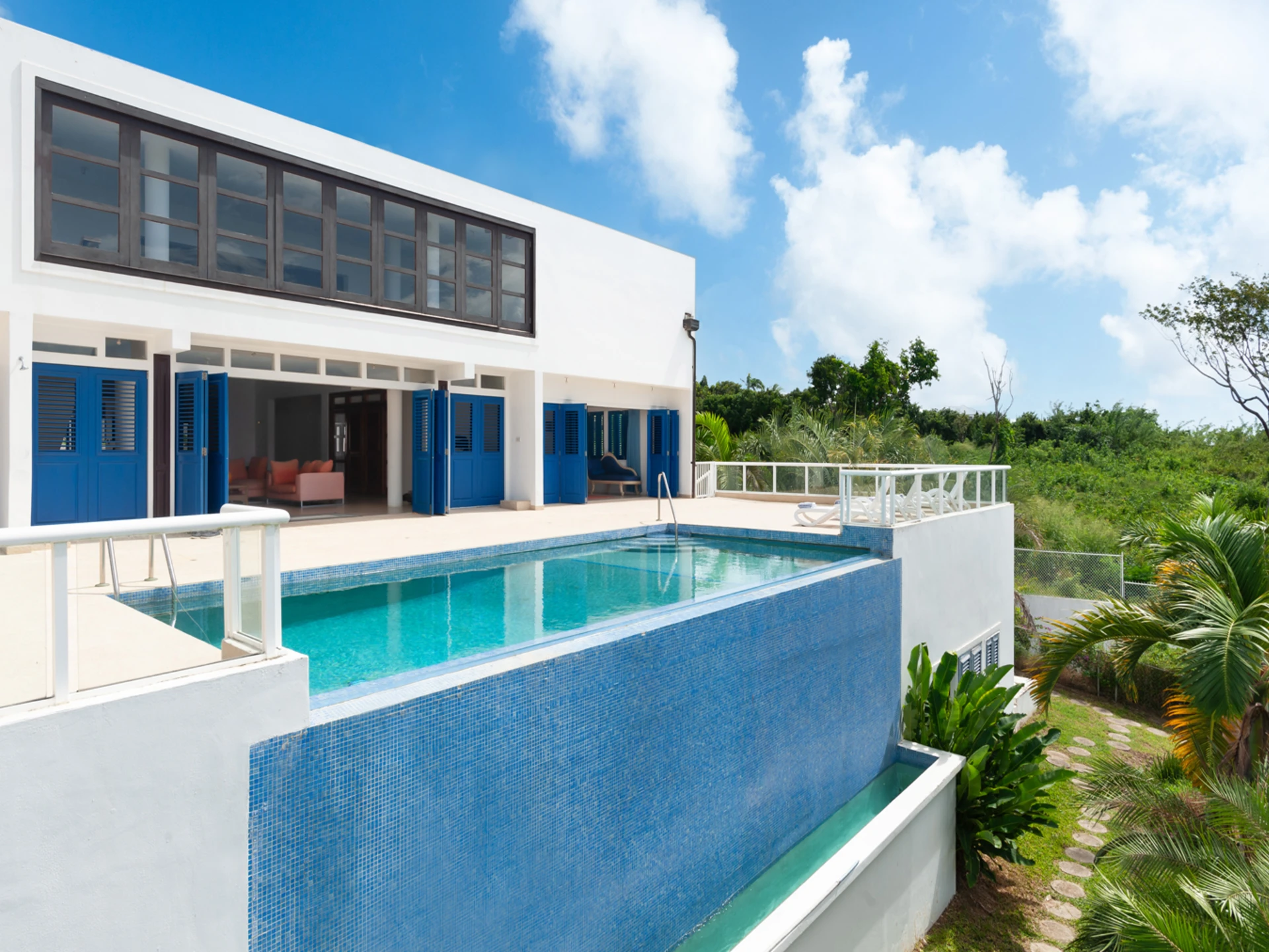 View of St Peter House and pool