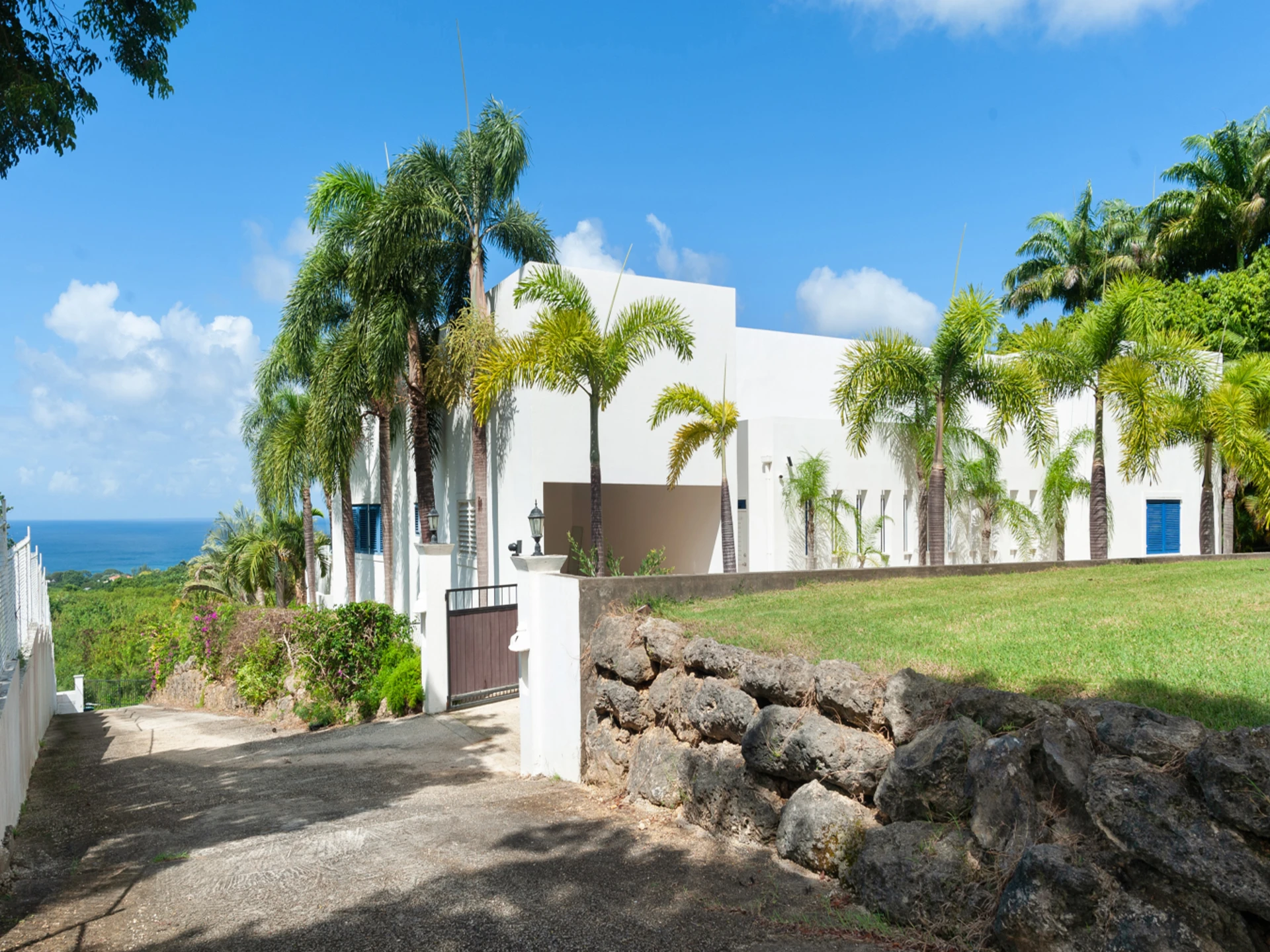 View of St Peter House from south east boundary
