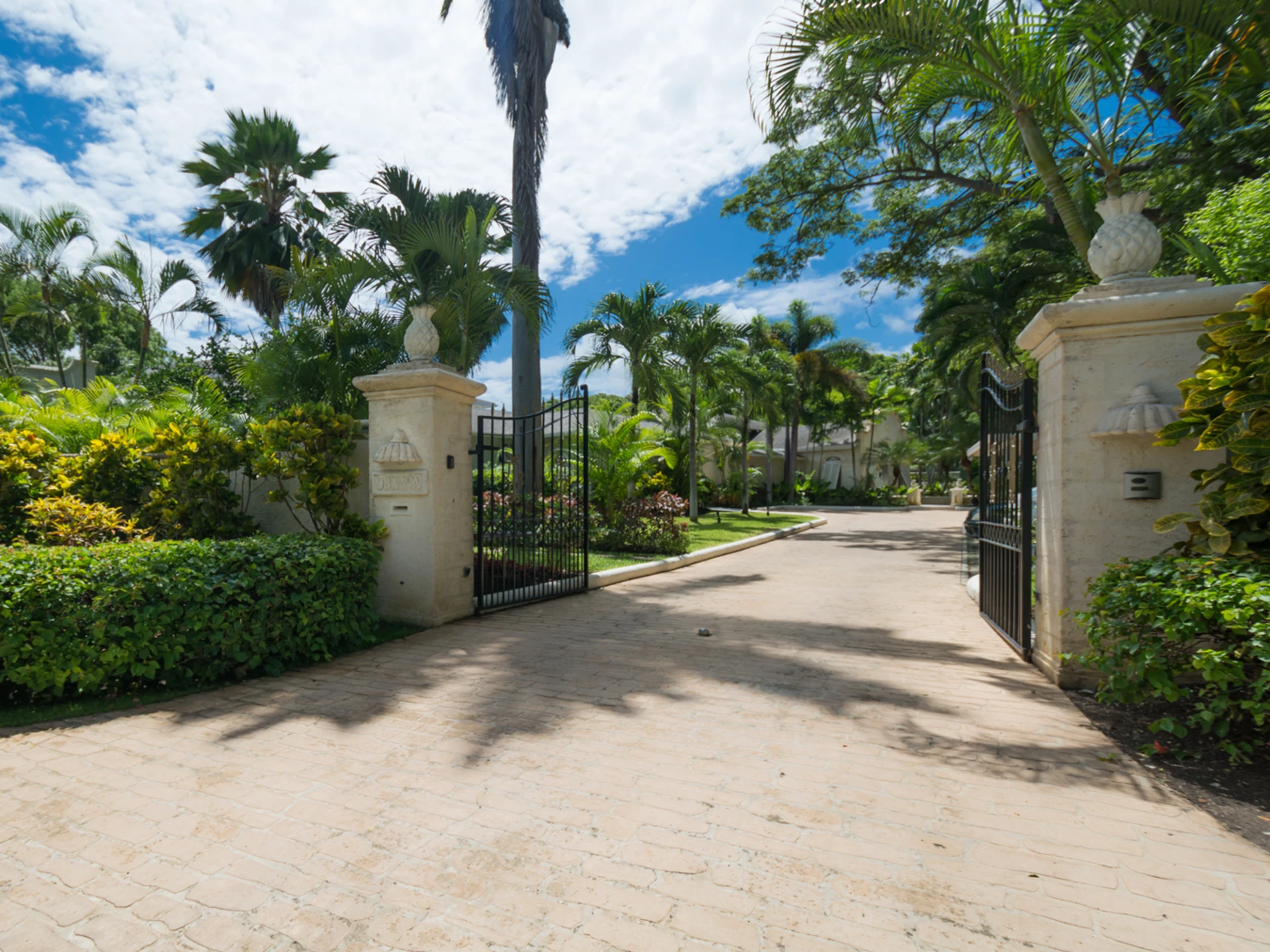 Positioned by the 3rd hole of the iconic Sandy Lane Golf Course