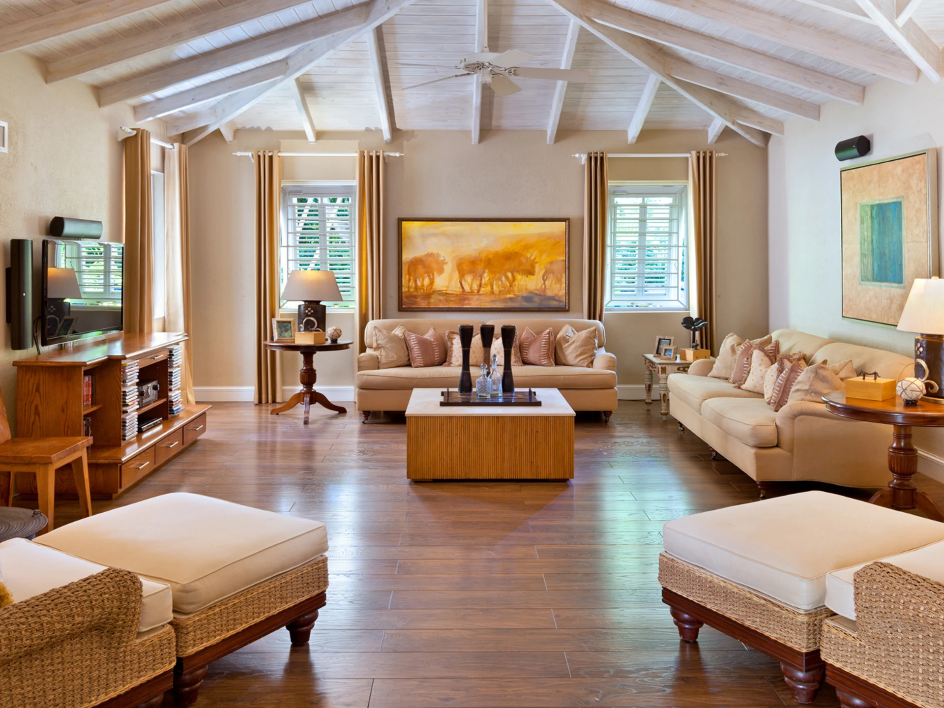 Comfortable media room