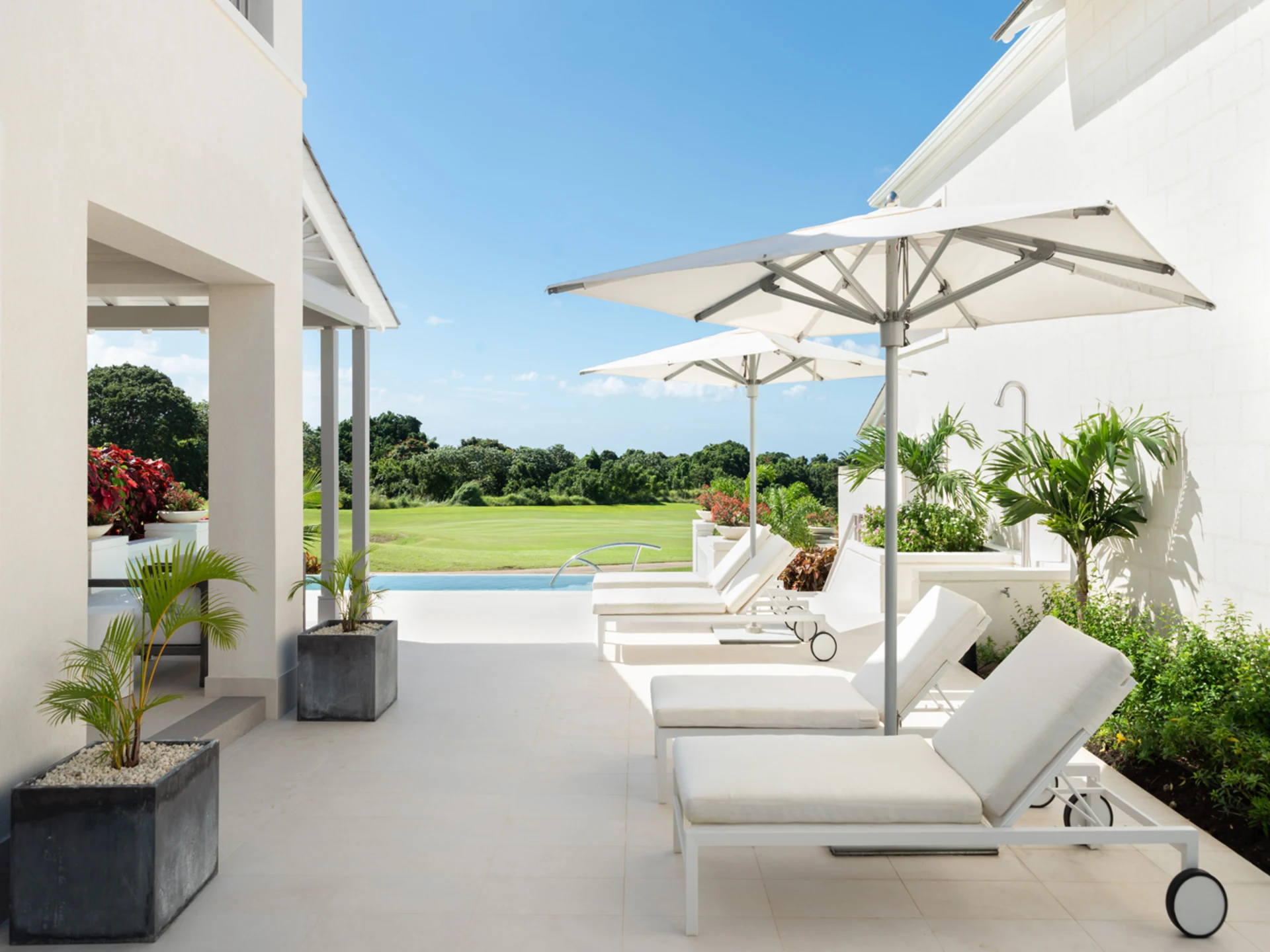 Wrap around Patio
