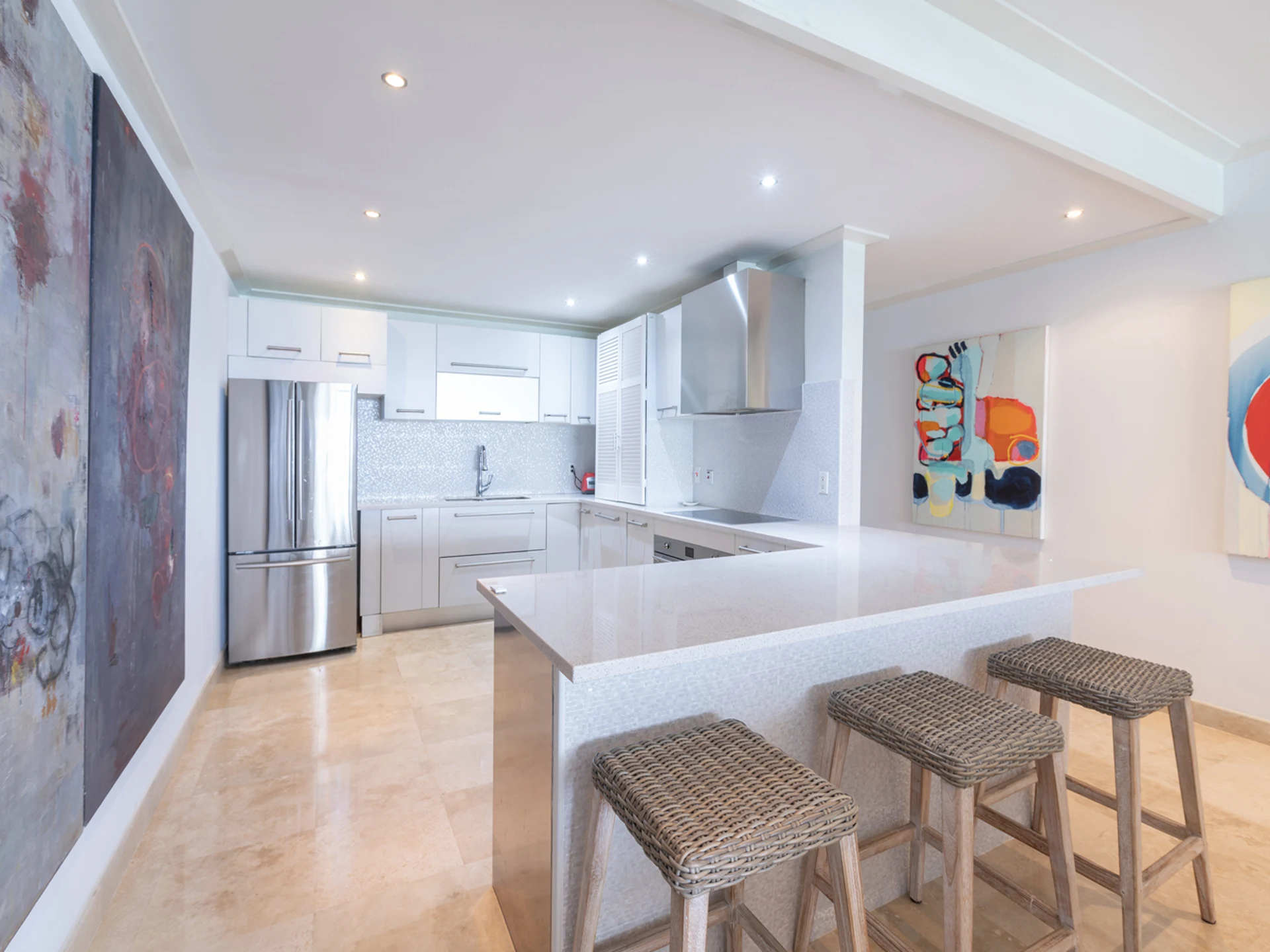 Modern, open plan kitchen