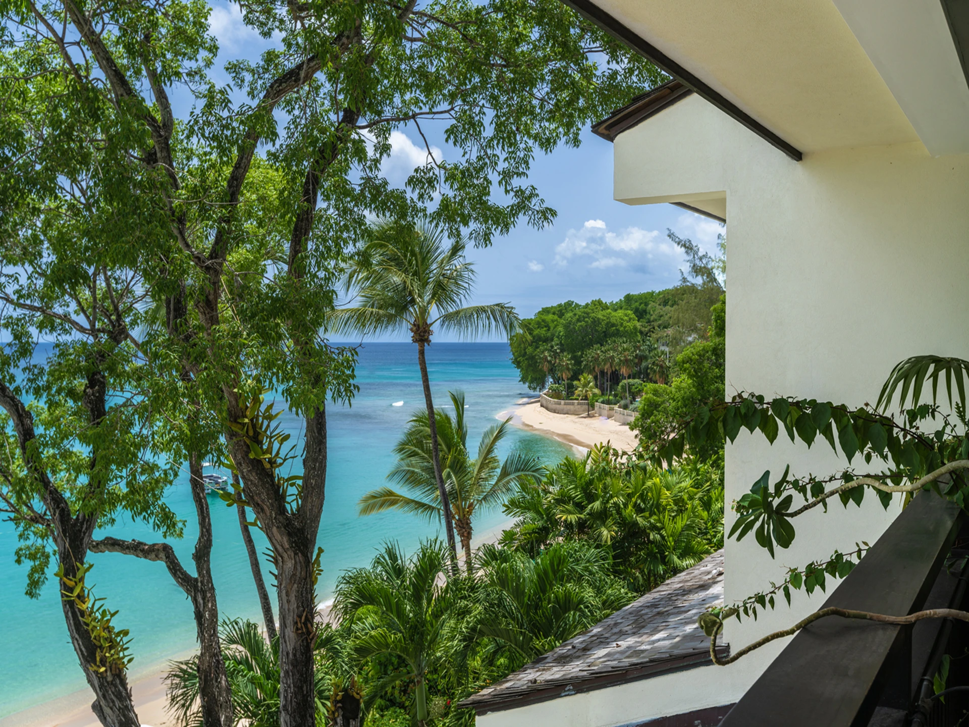 Stunning Caribbean sea views from the patio terrace