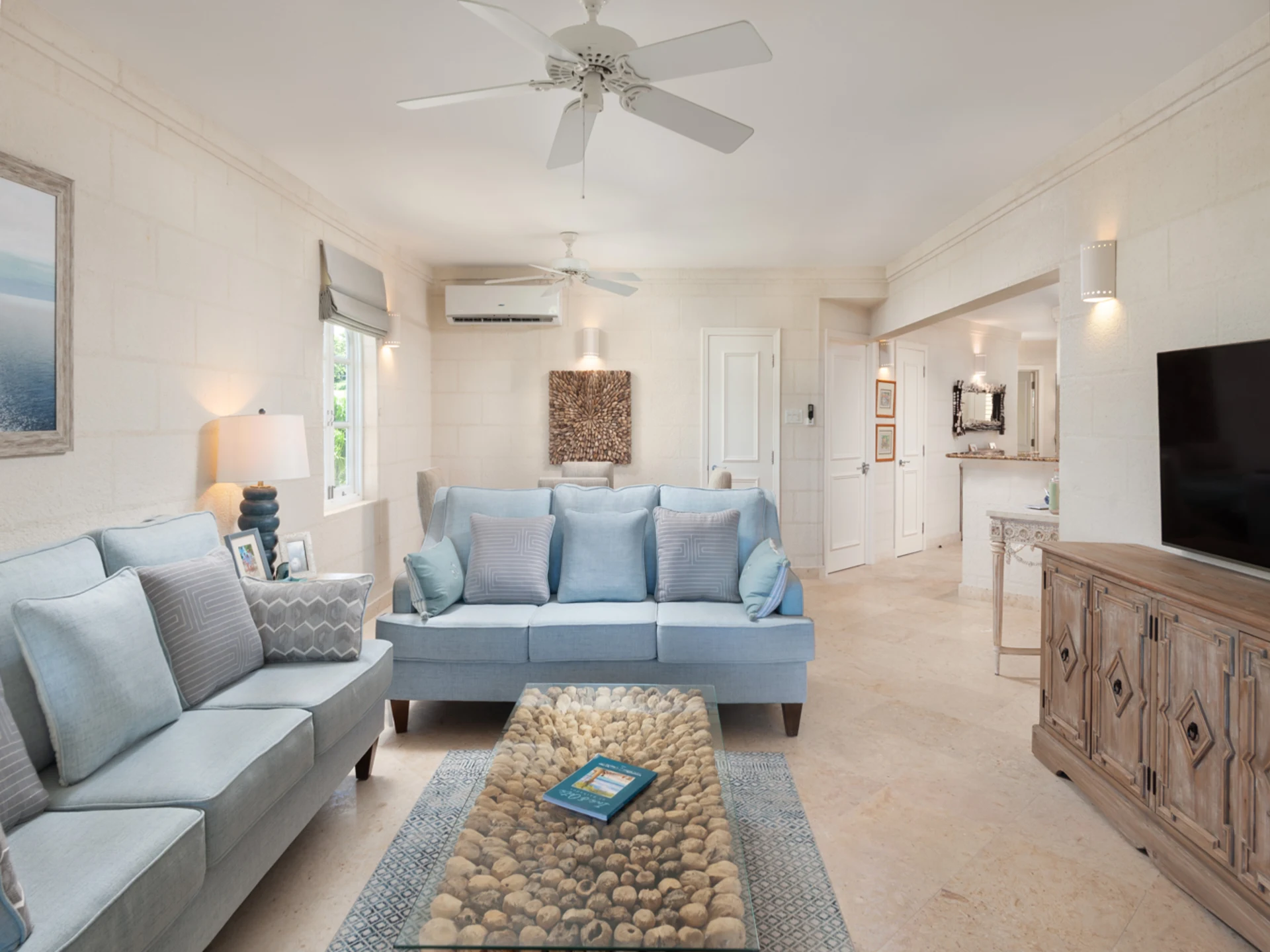 Light and airy living space