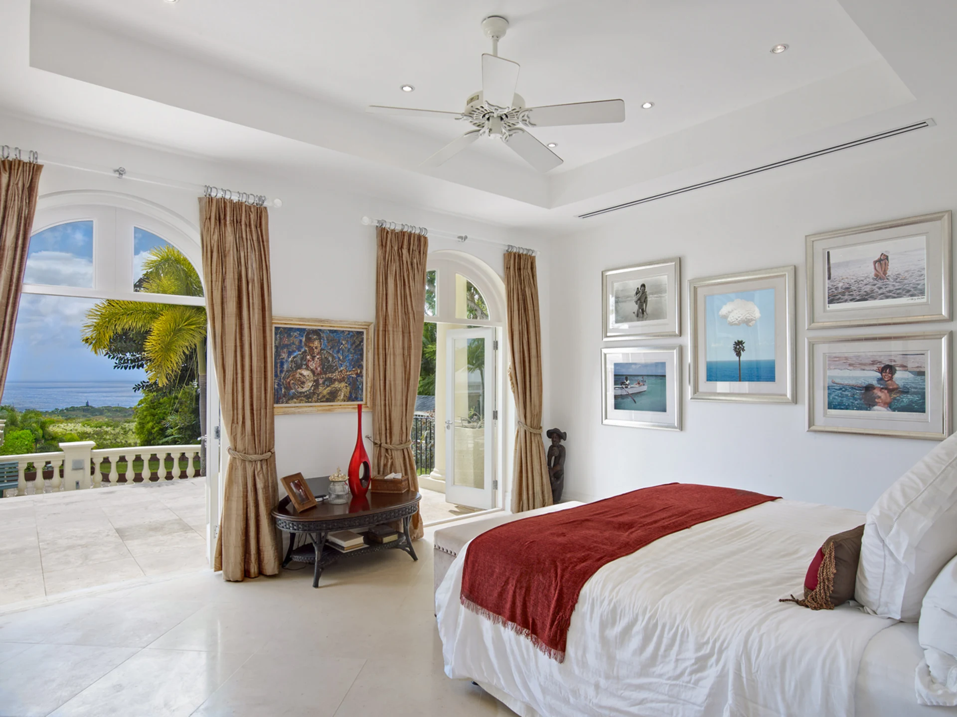 Bedroom and patio