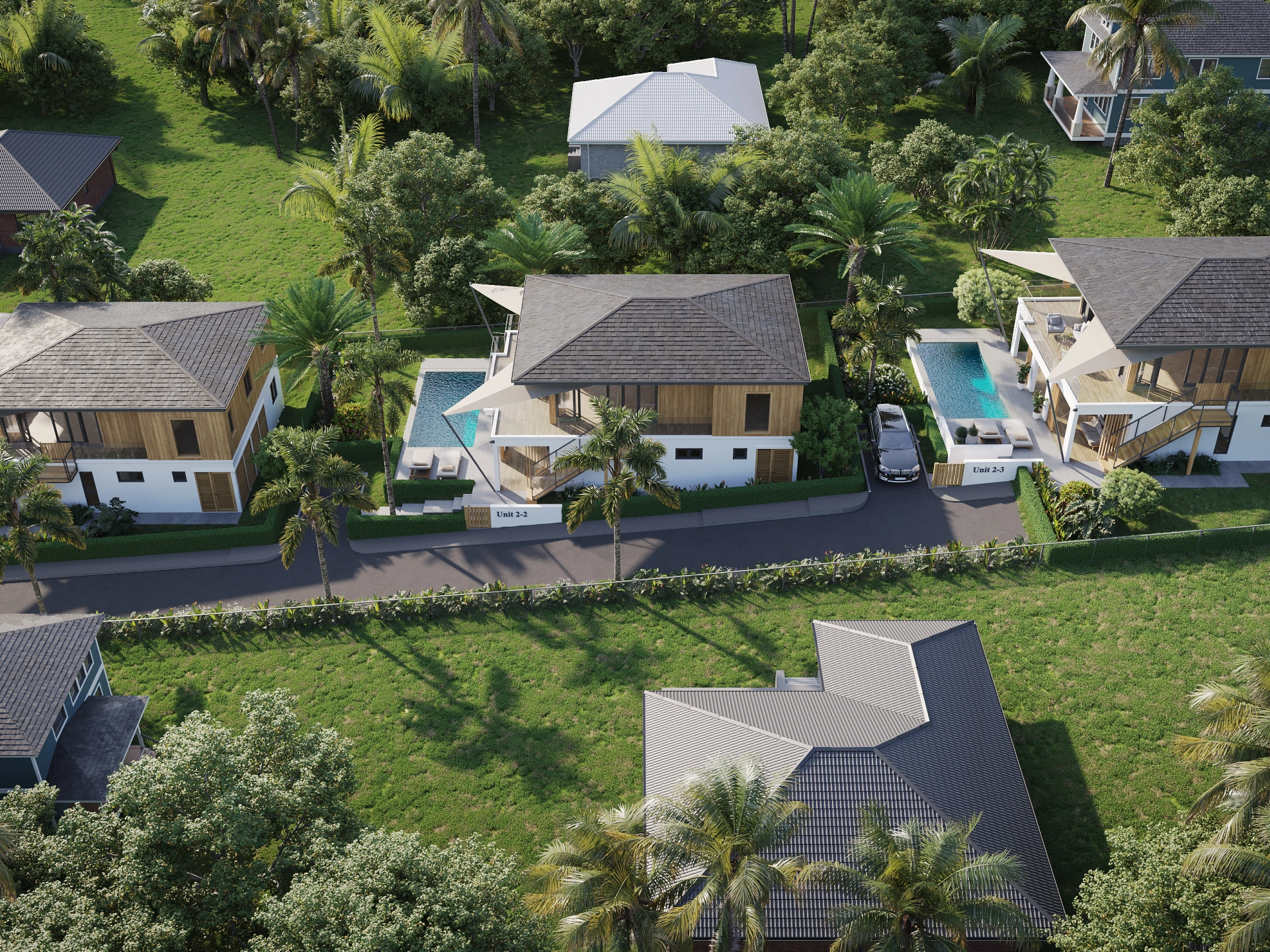 CGI view of site showing the locations