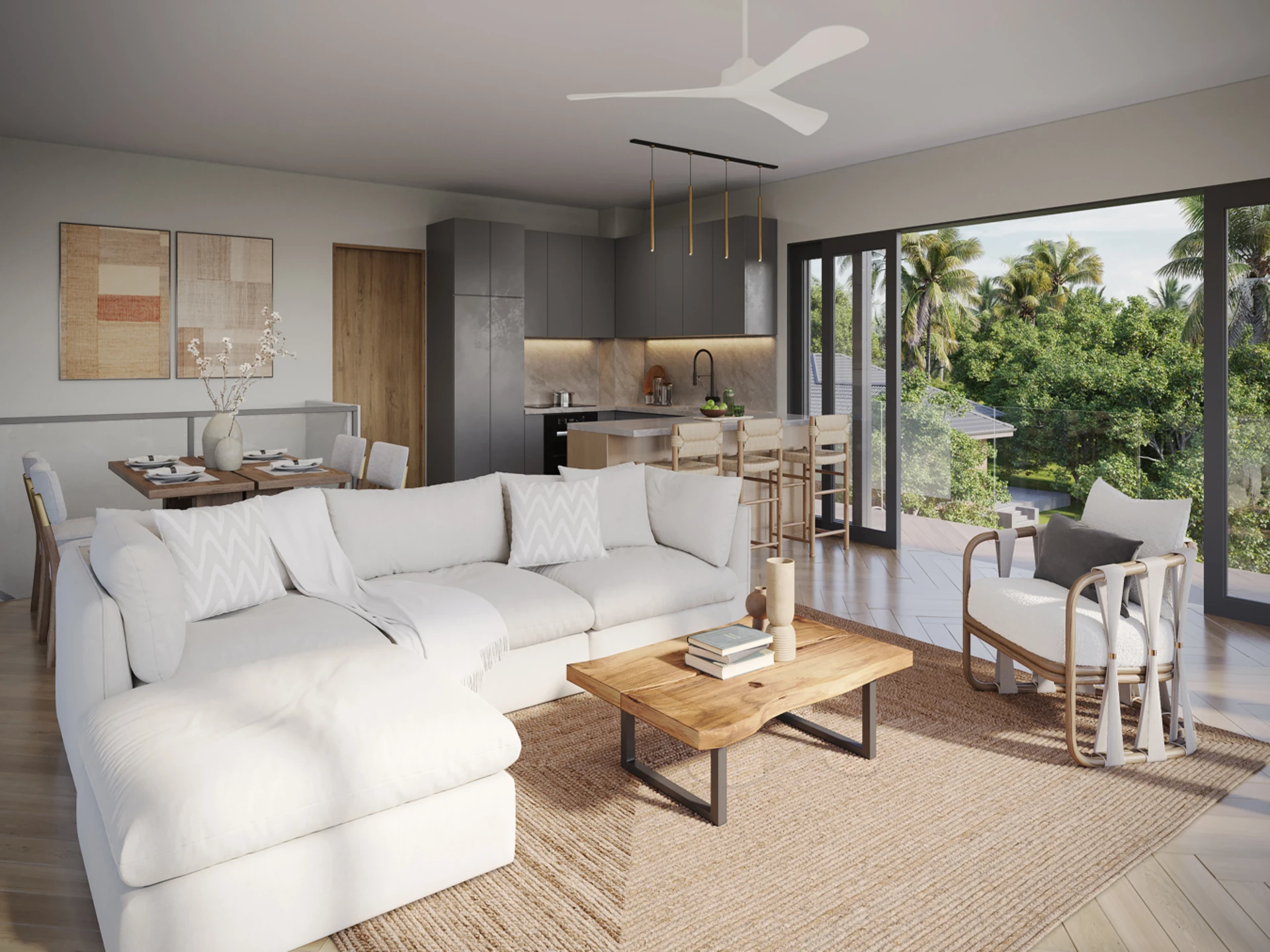 Spacious interiors CGI