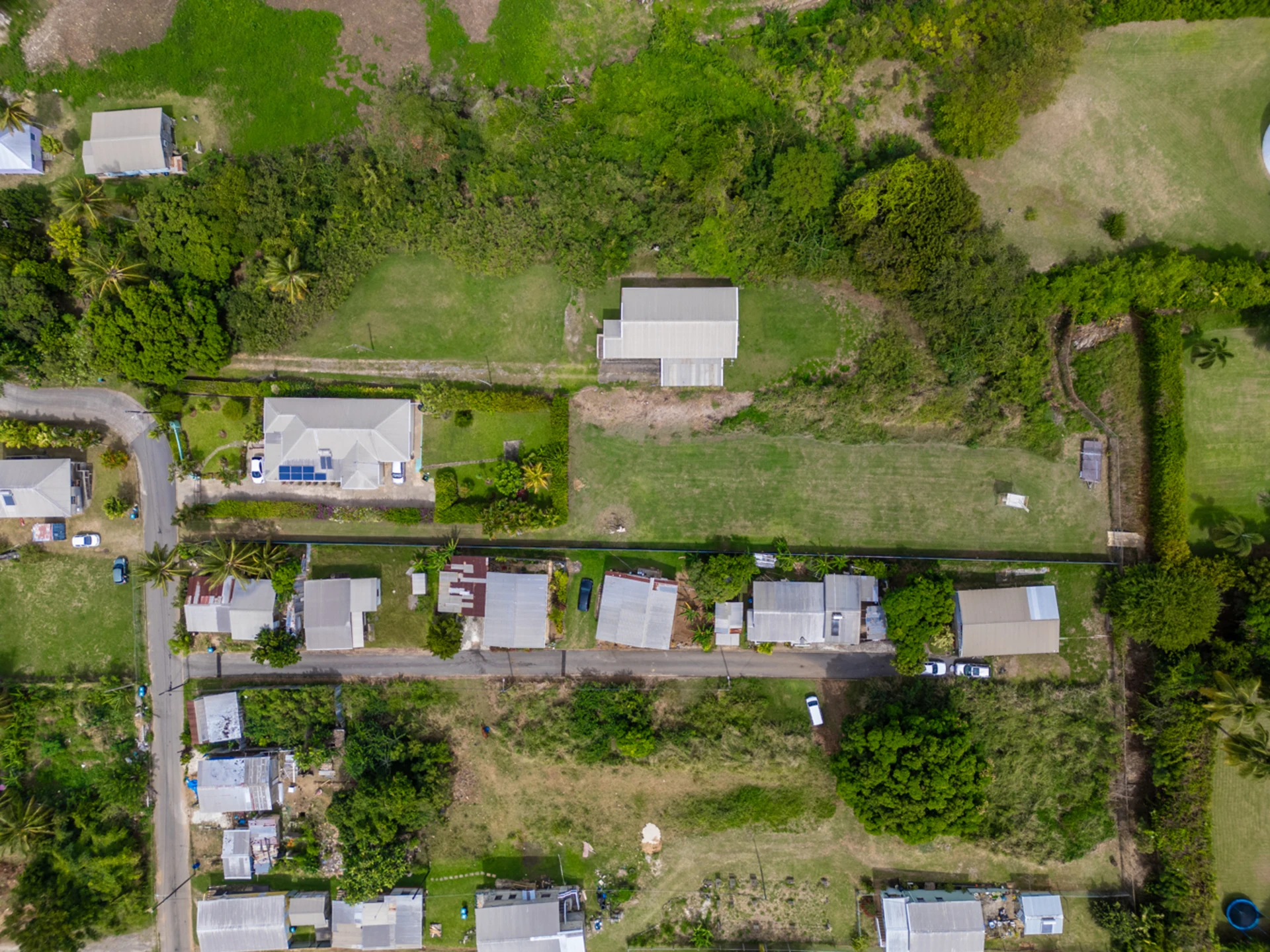 Aerial view of the site