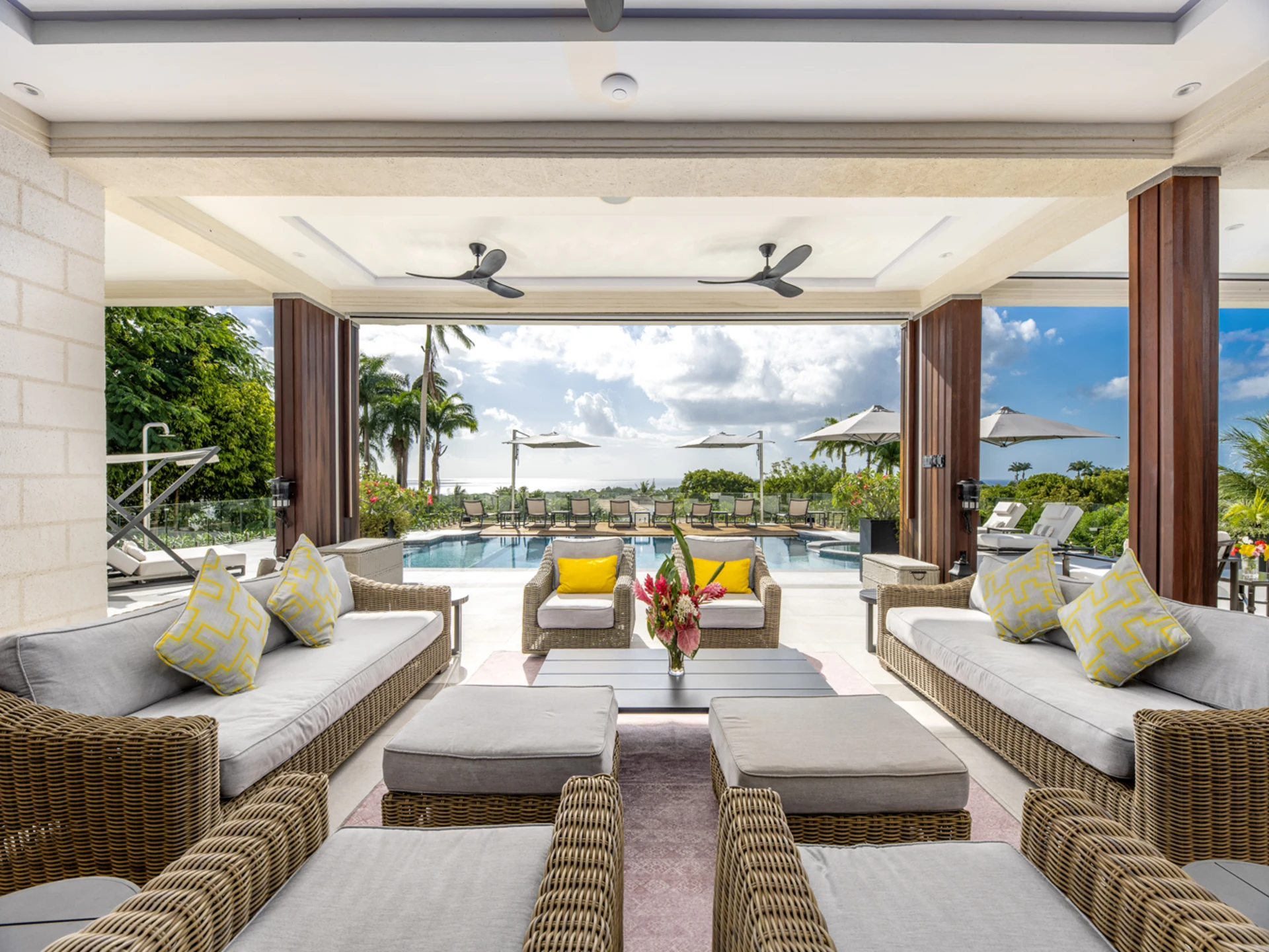 Expansive patio