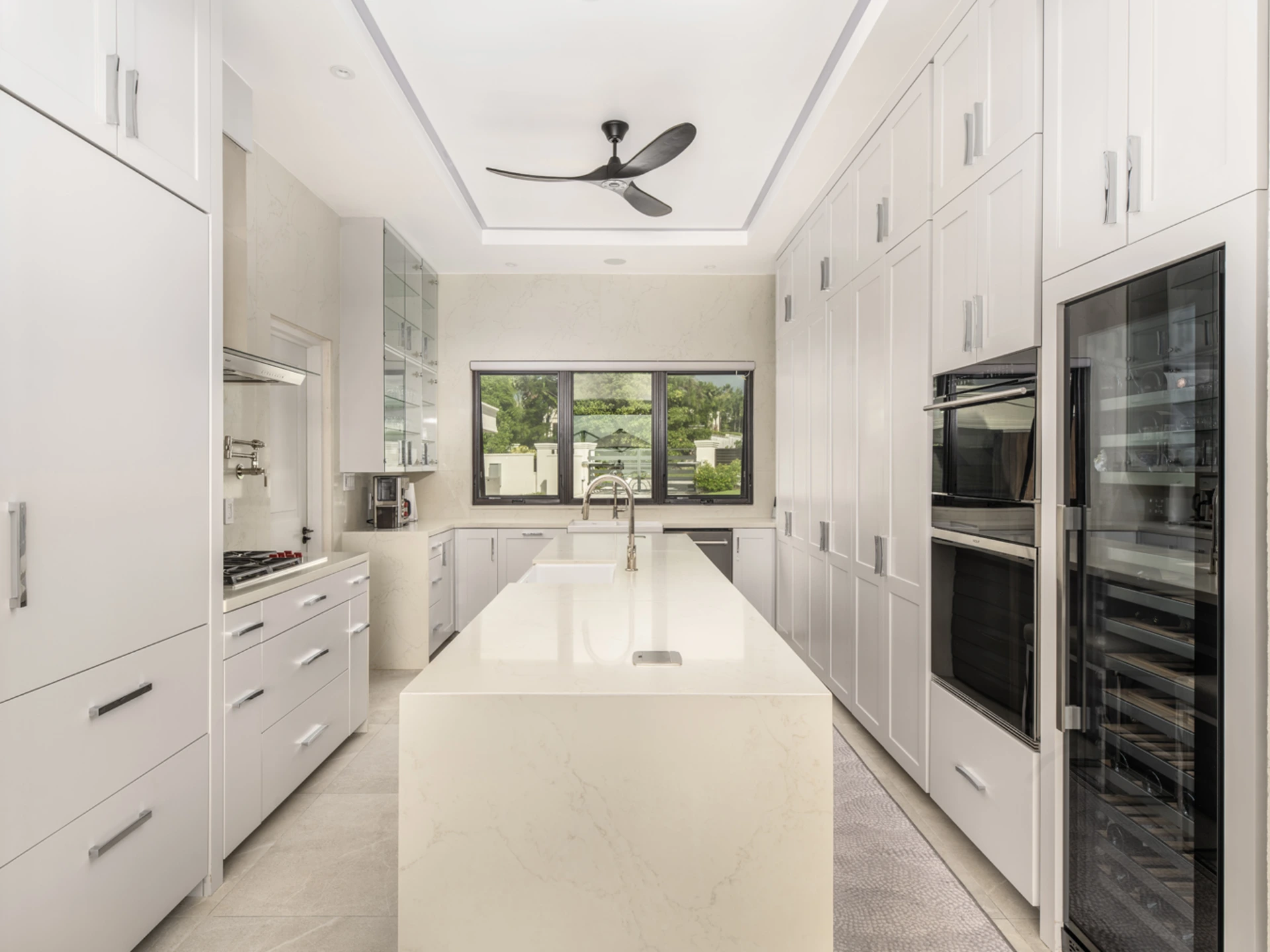 Modern kitchen equipped with state-of-the-art appliances