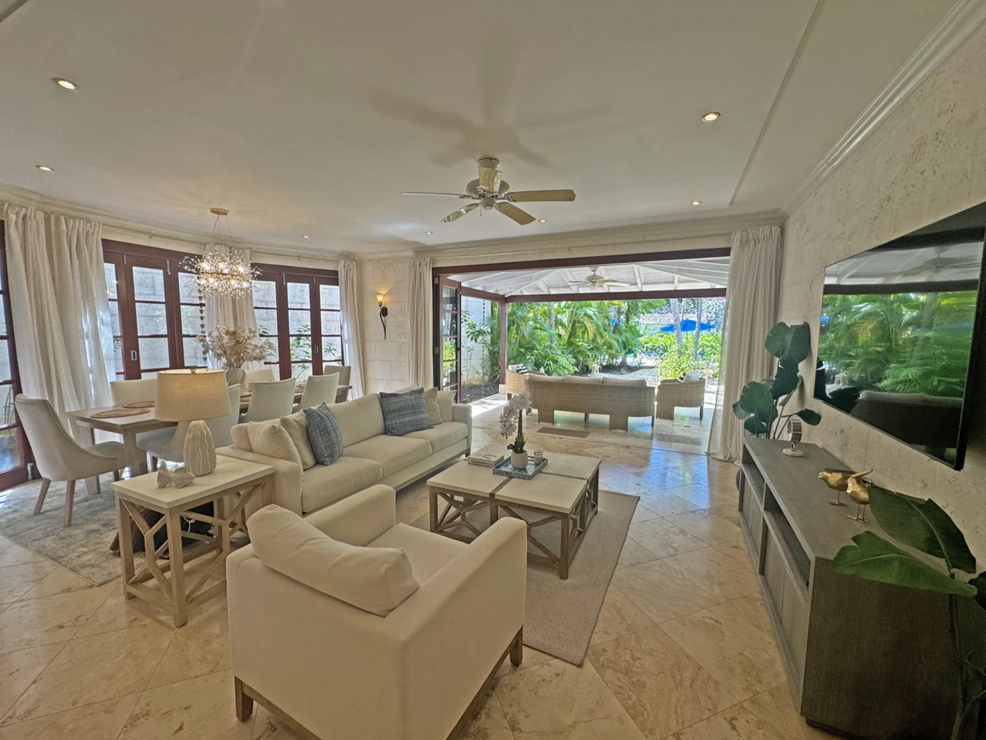 Open plan living space