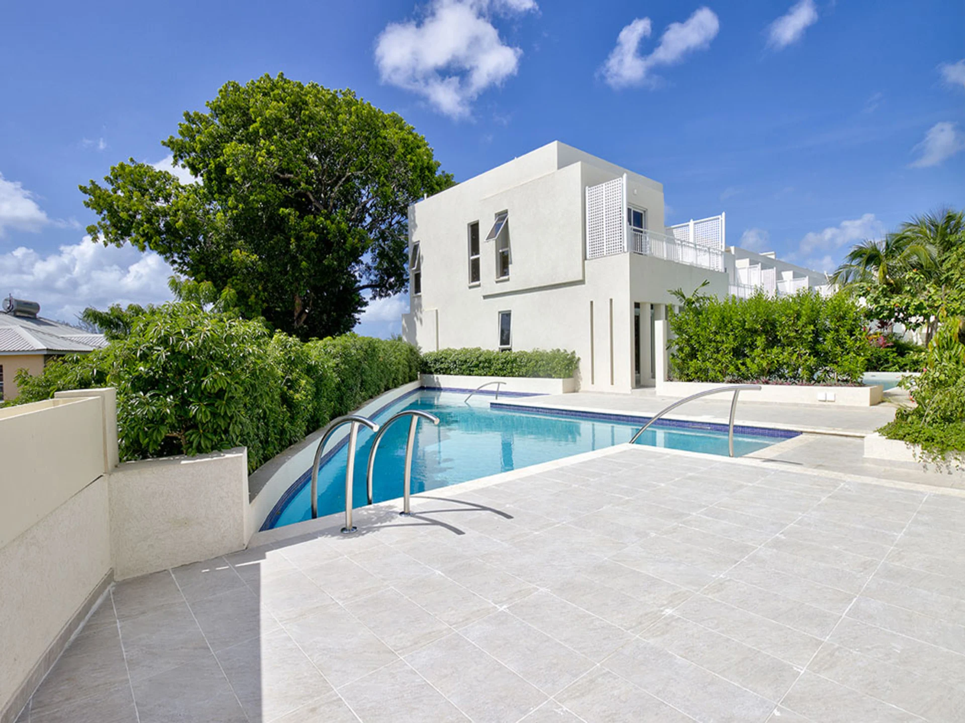 Swimming pool and pool deck at Harmony Hall Green