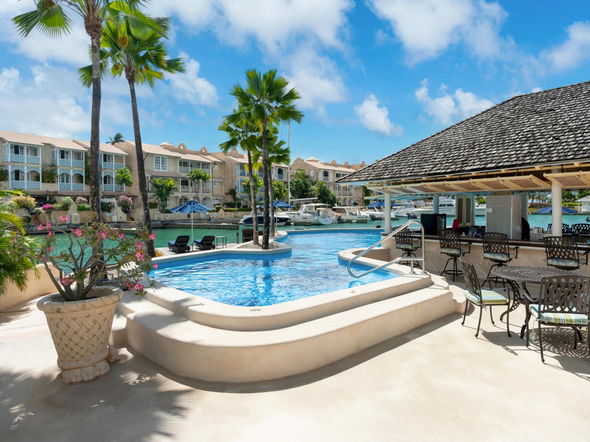 One of the pools at Port St Charles