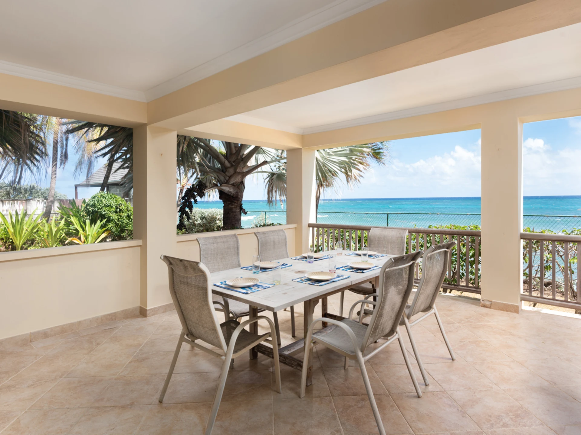 Lower apartment terrace