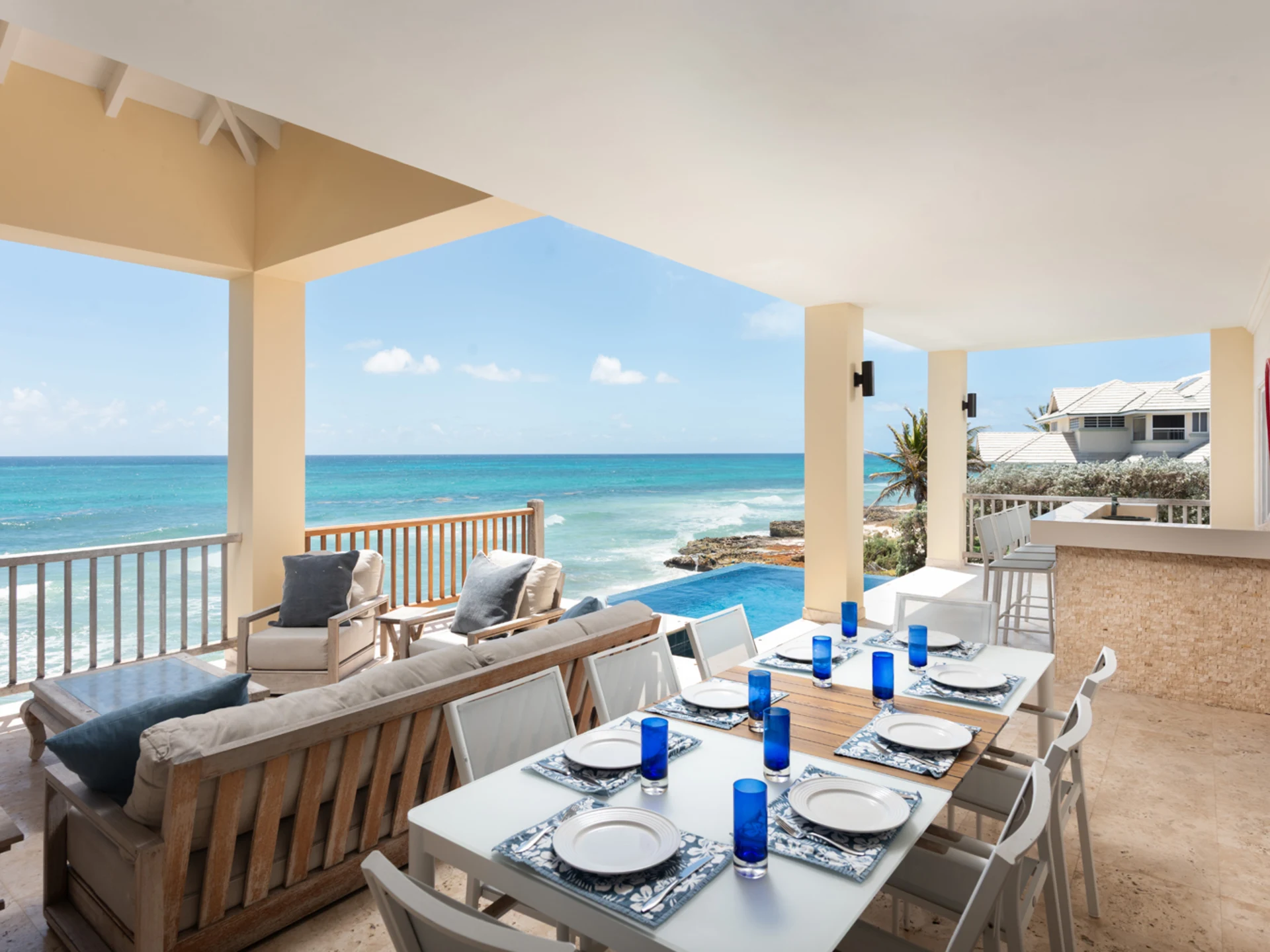 Stunning oceanfront family home