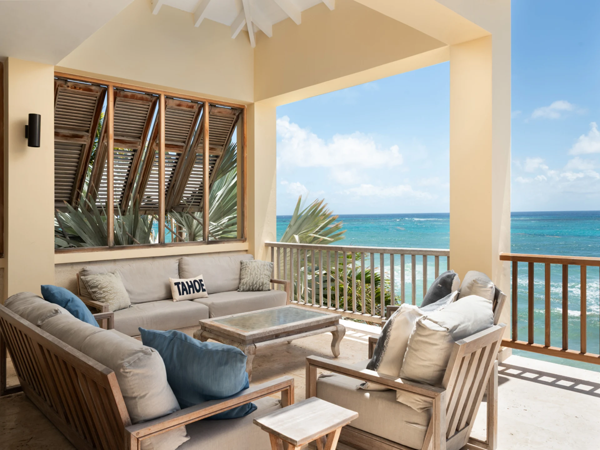 Frigate House boasts panoramic sea views from all levels.