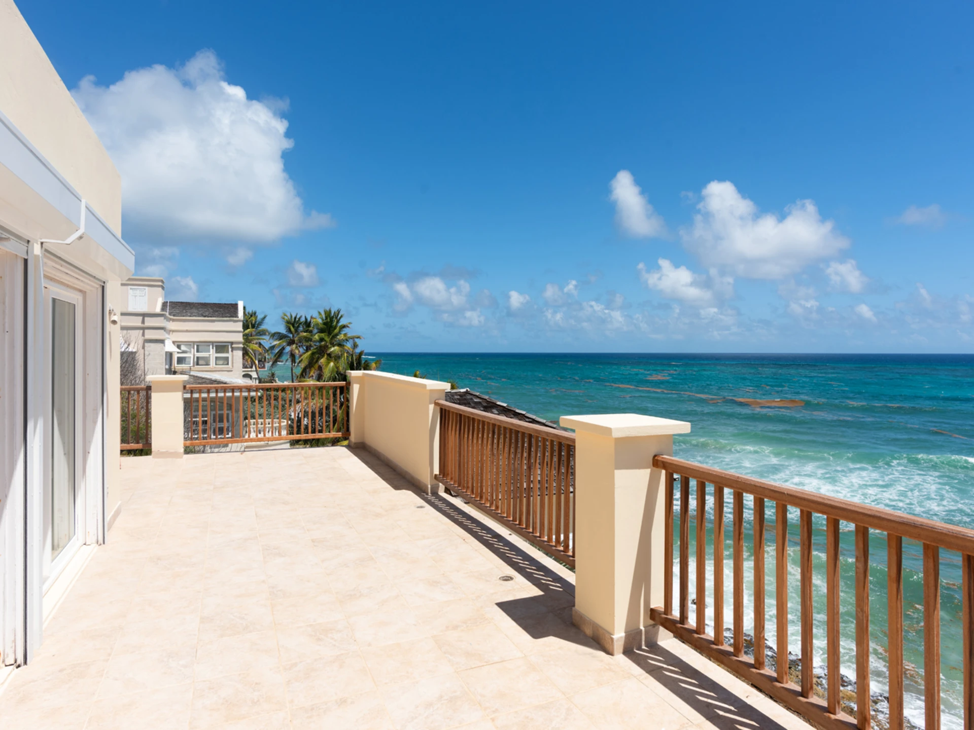 Lovely wrap-around terrace just off the main suite
