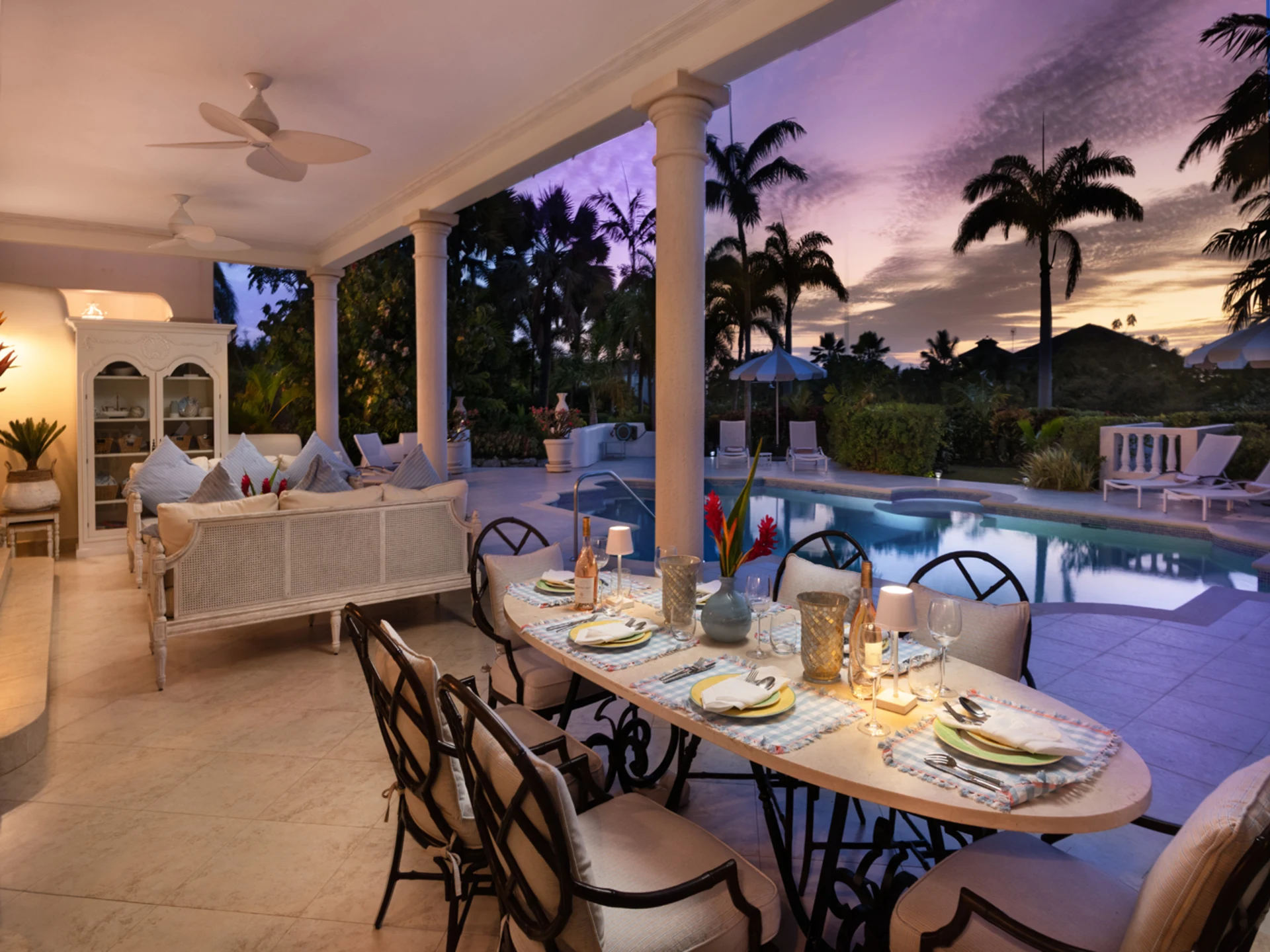 Sunsets by the Pool