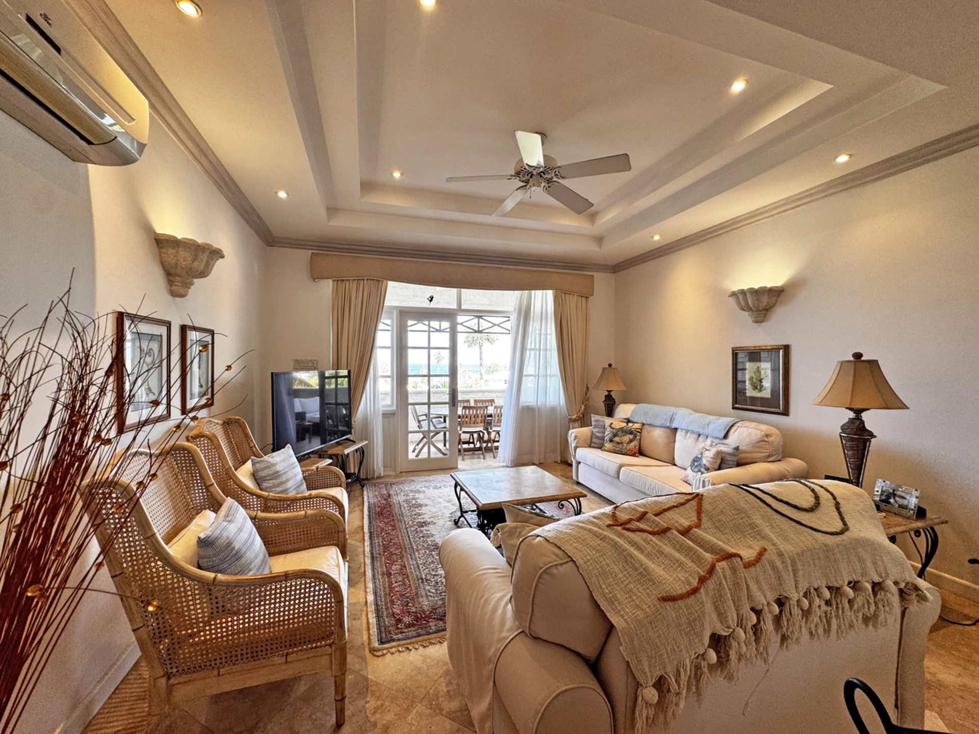 Living Room with access to Patio