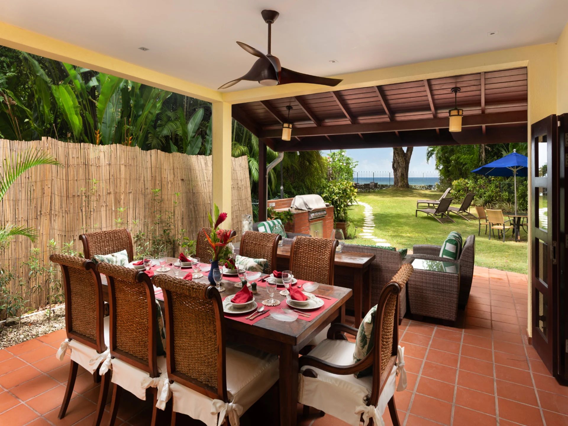 Covered Outdoor Terrace