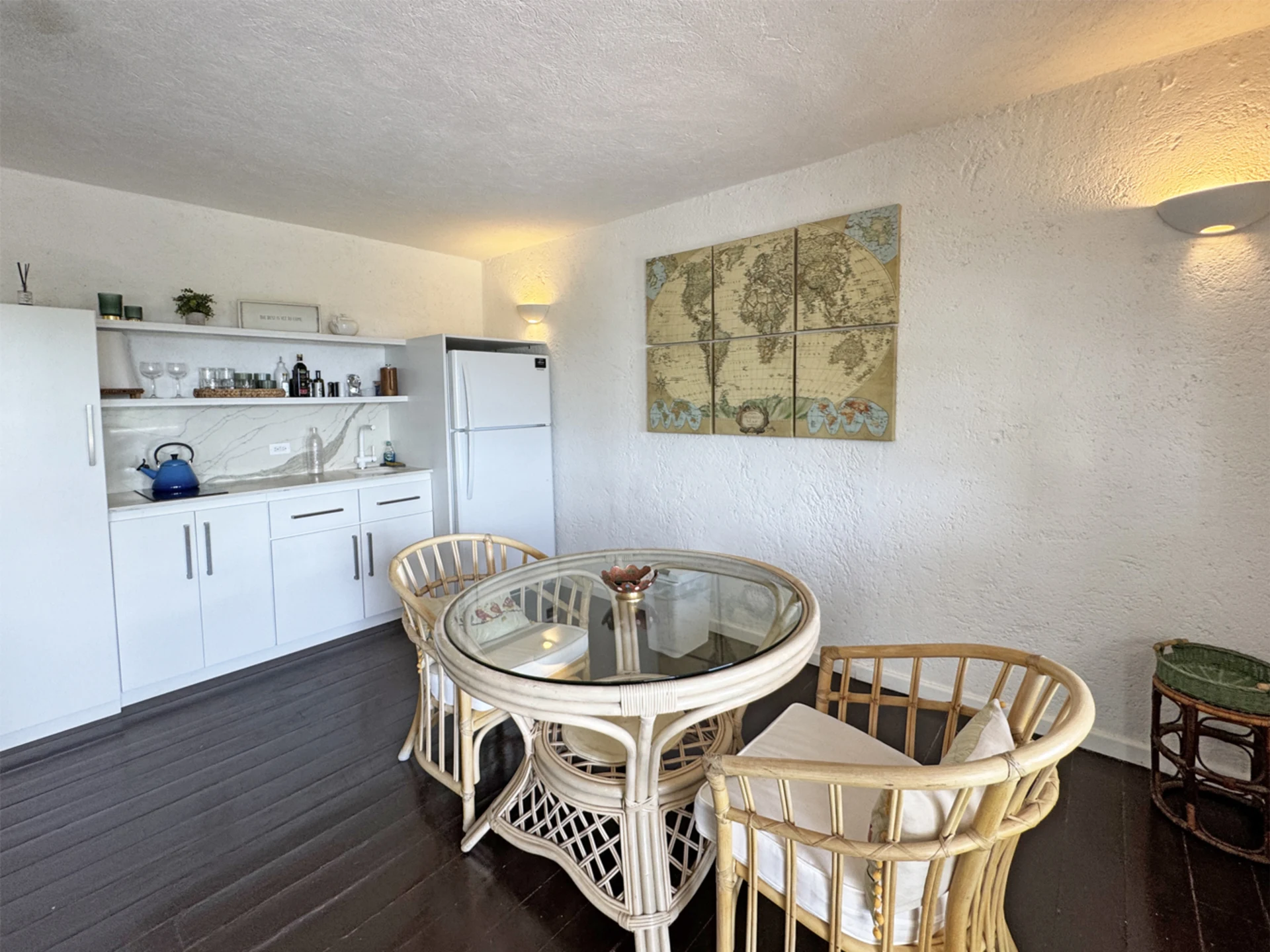 Downstairs apartment kitchen and dining