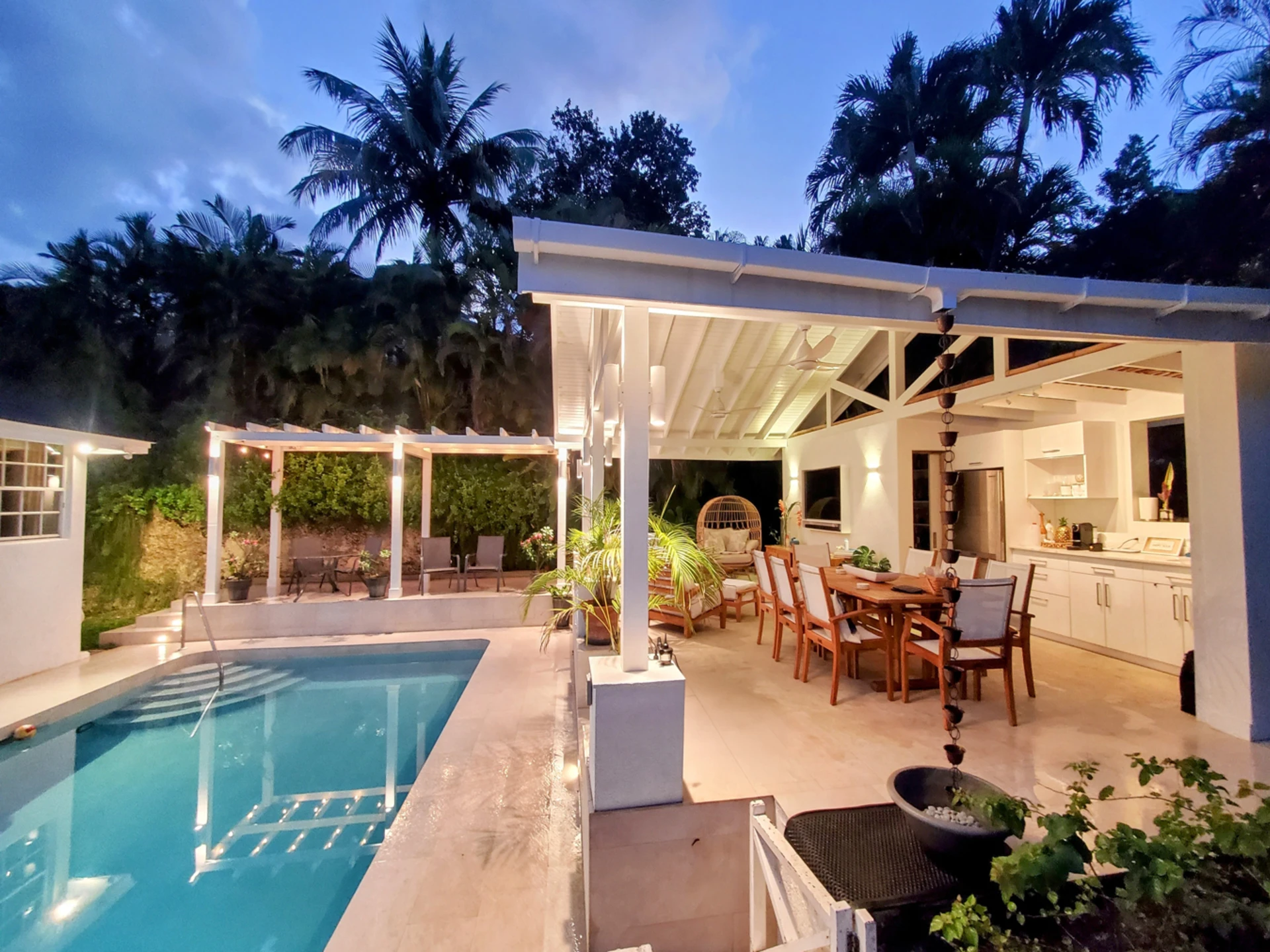 The pool patio - fantastic entertaining space