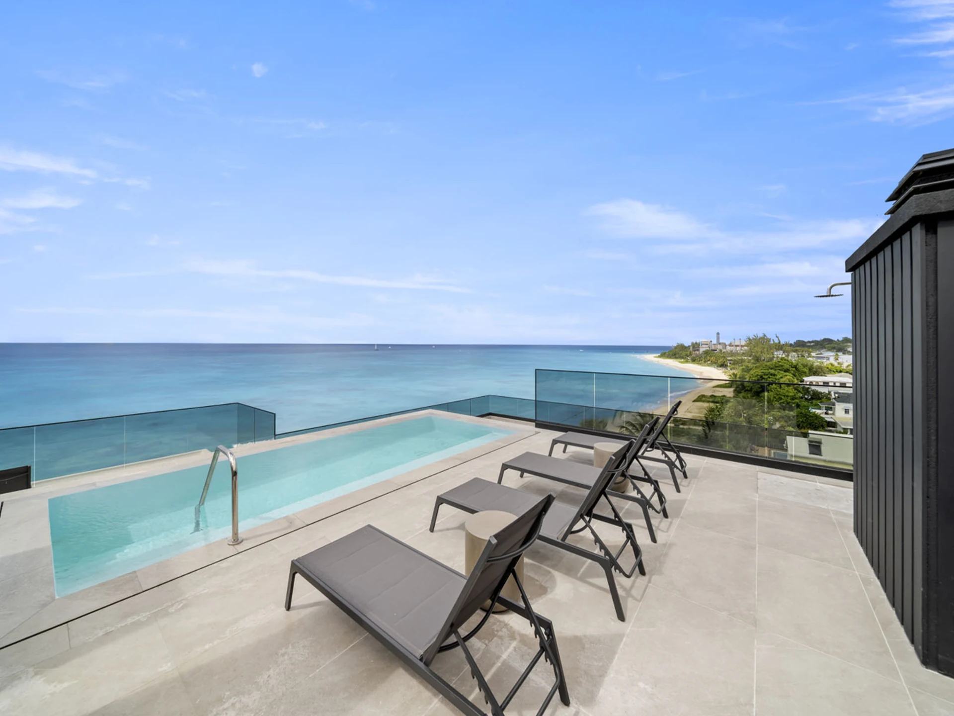 Rooftop Pool with Sea Views