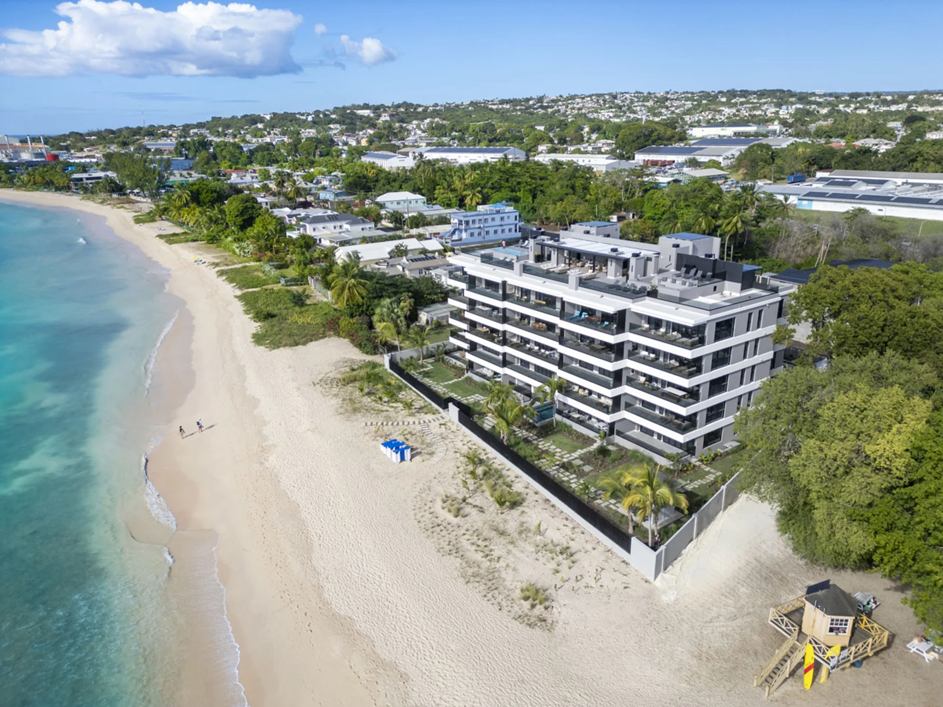 Aerial View of Allure & Brighton Beach