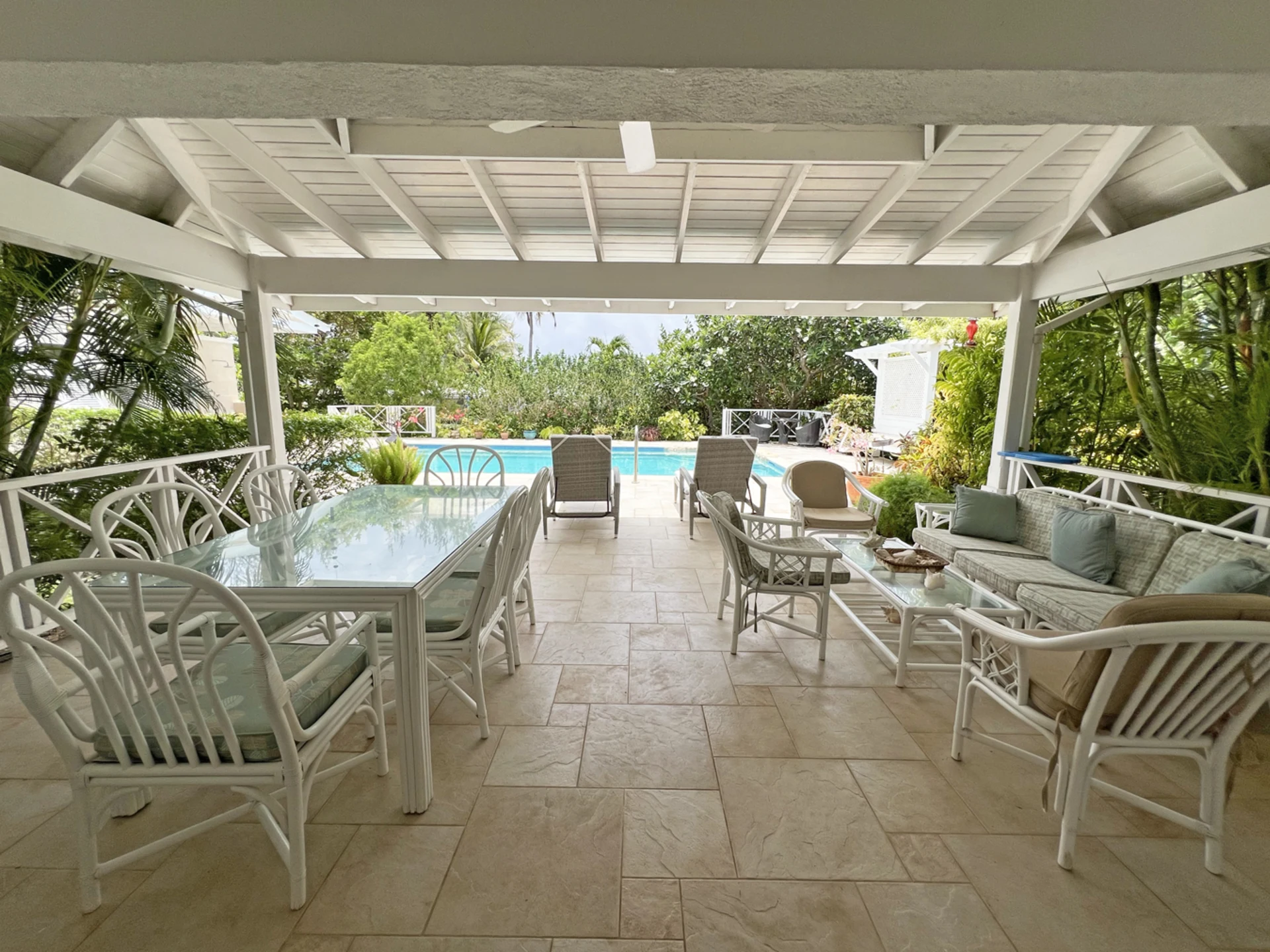 Covered terrace