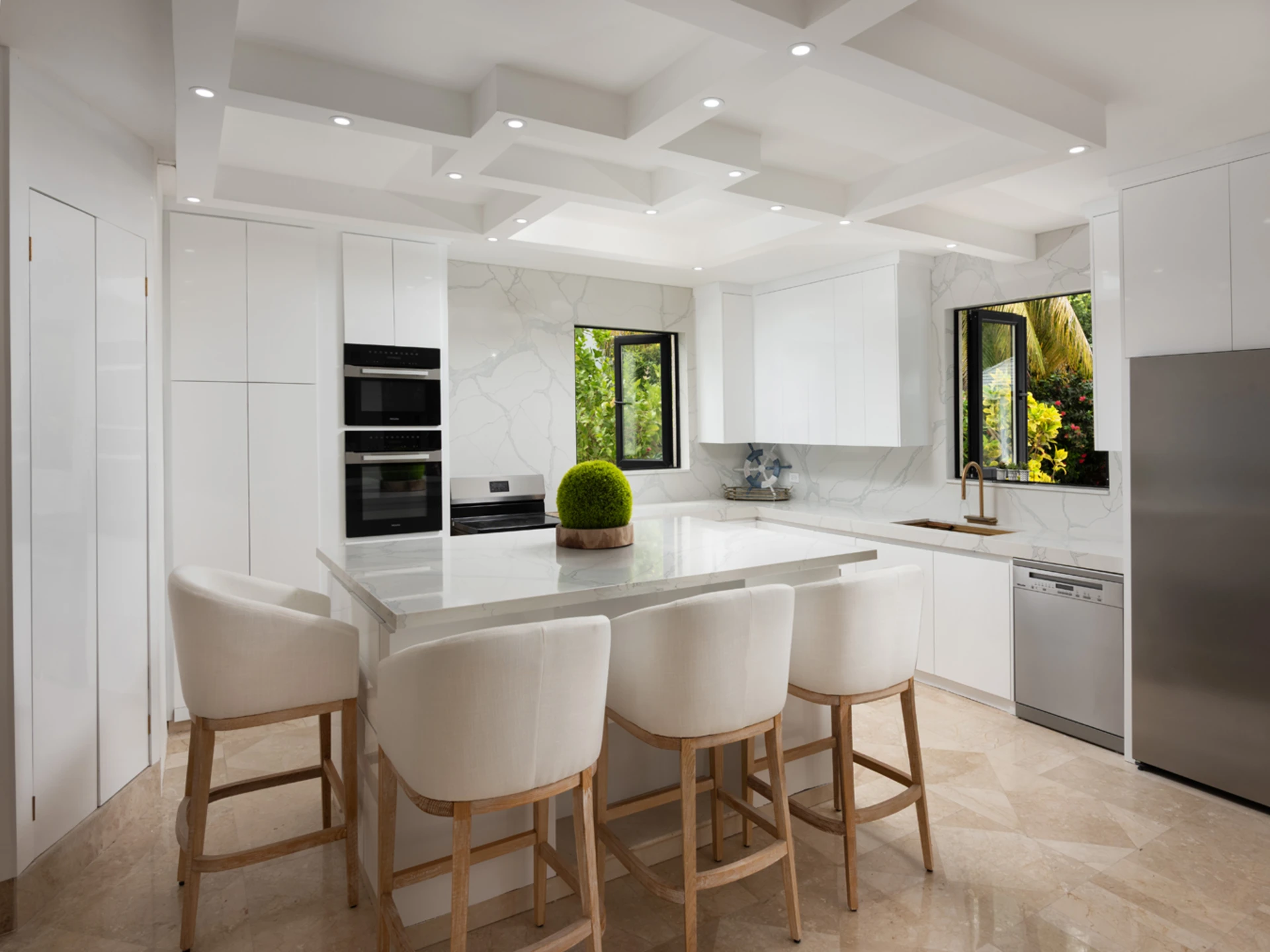 Fully fitted modern kitchen
