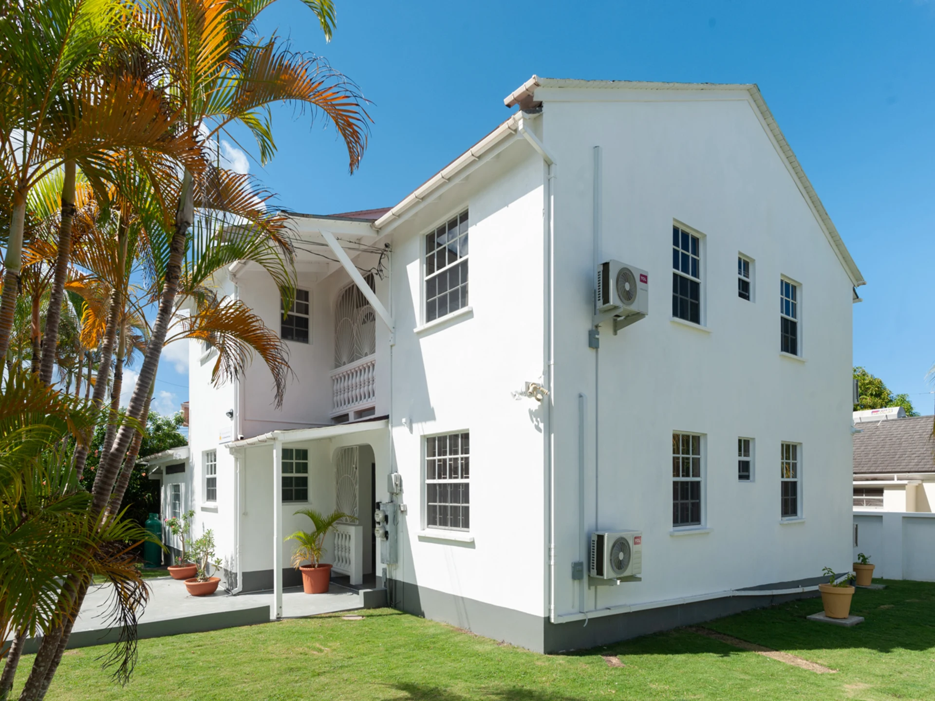 Exterior from gardens