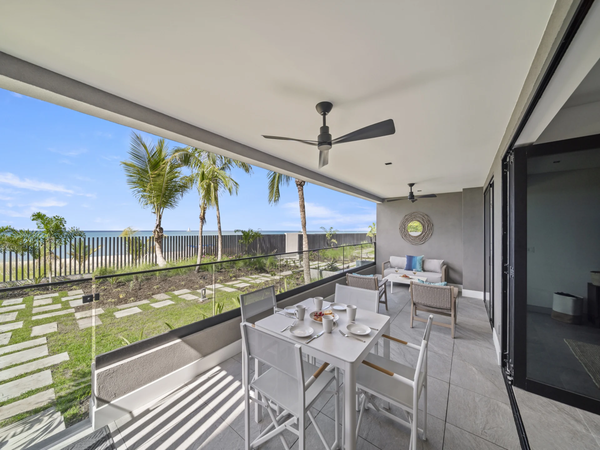 Patio with Sea Views