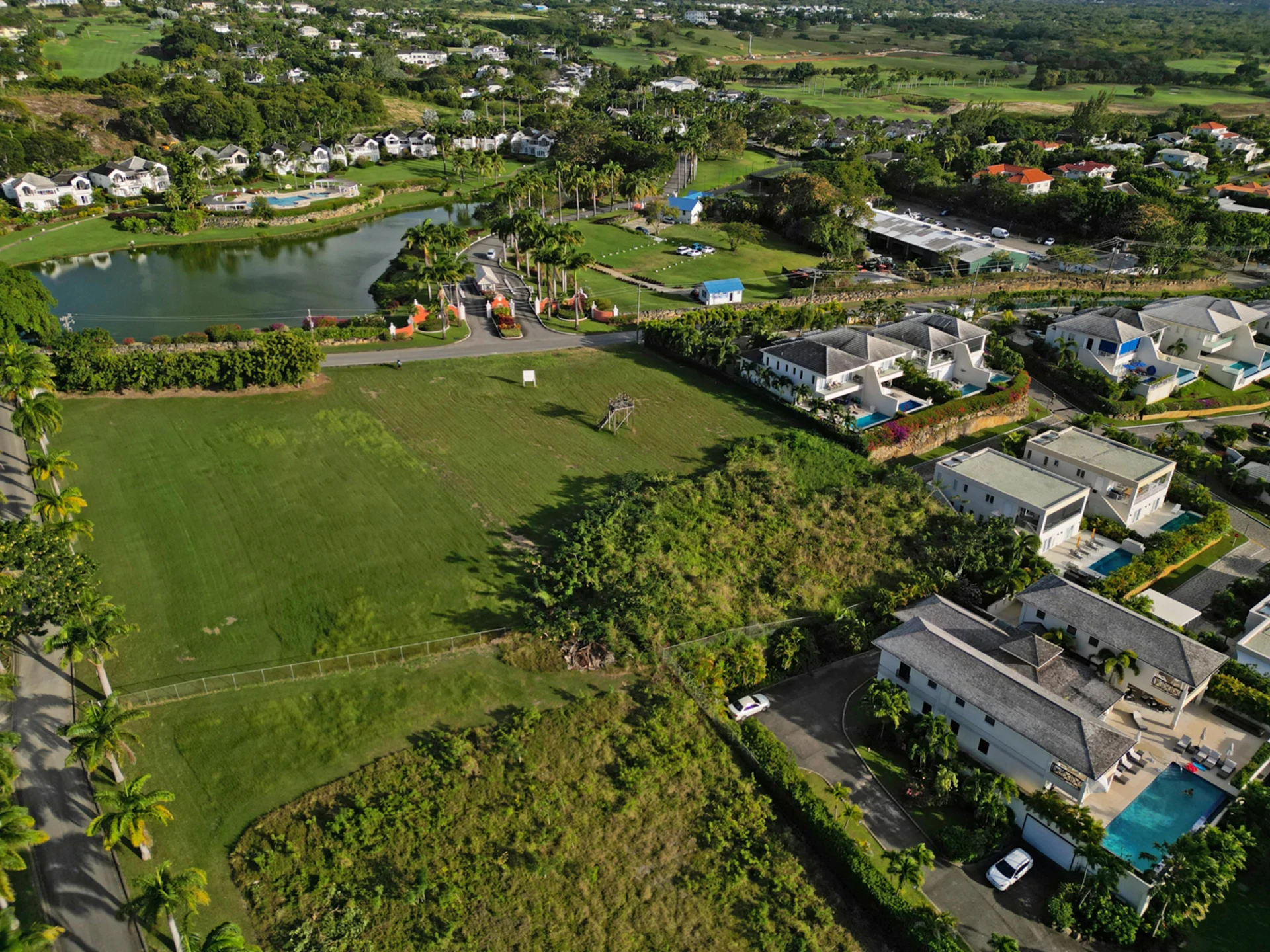 Aerial of the Lot