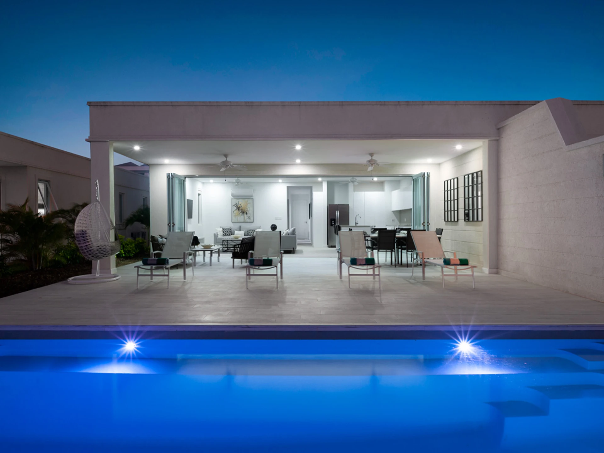 Villa Michael by night