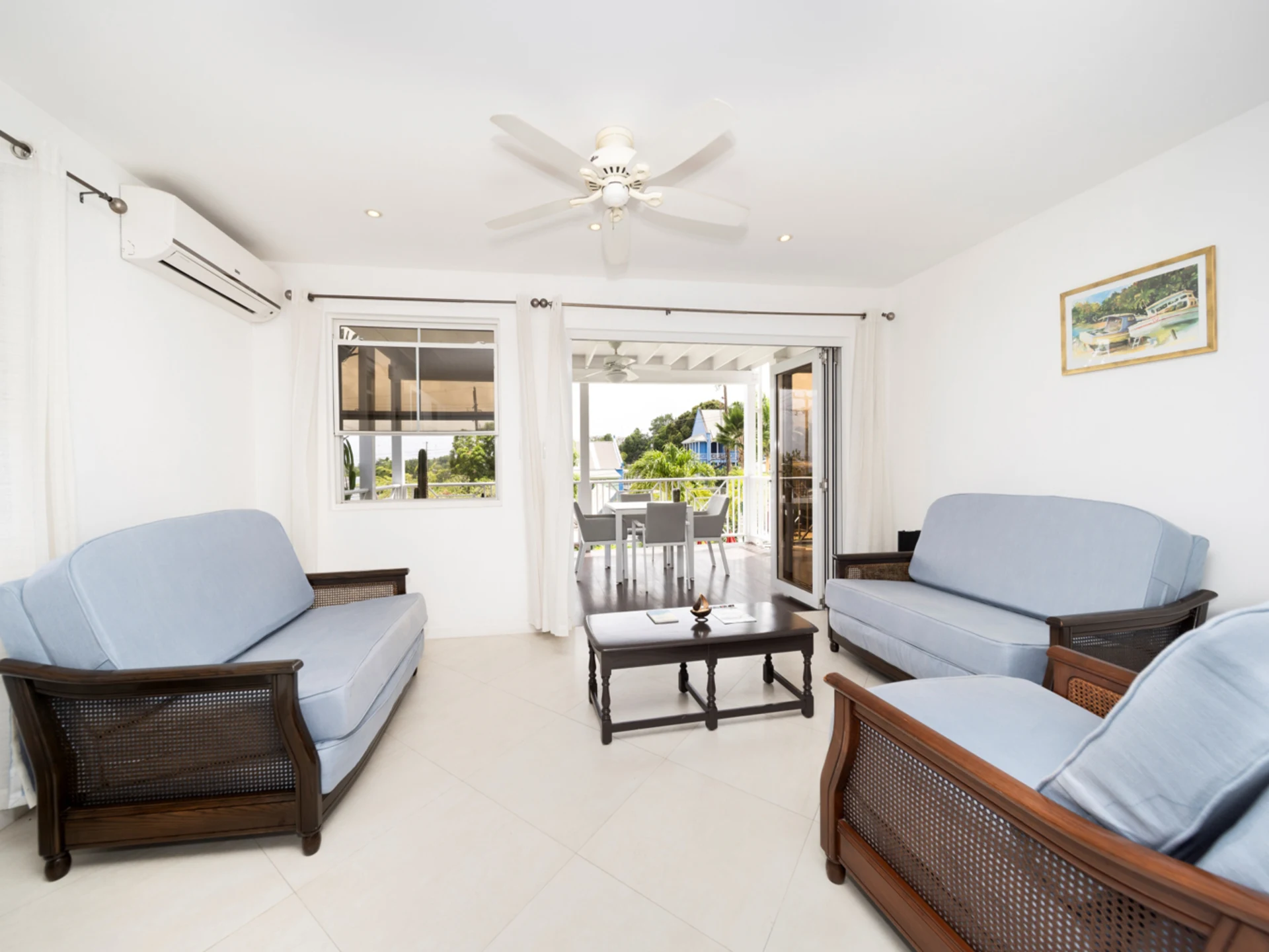 Spacious open-plan living
