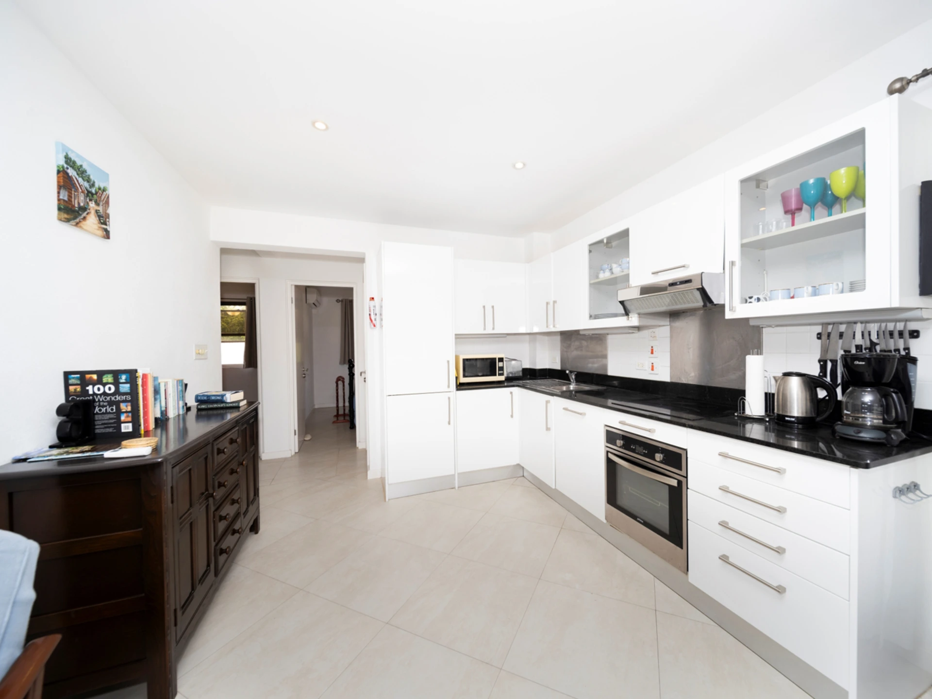 Modern fully equipped kitchen