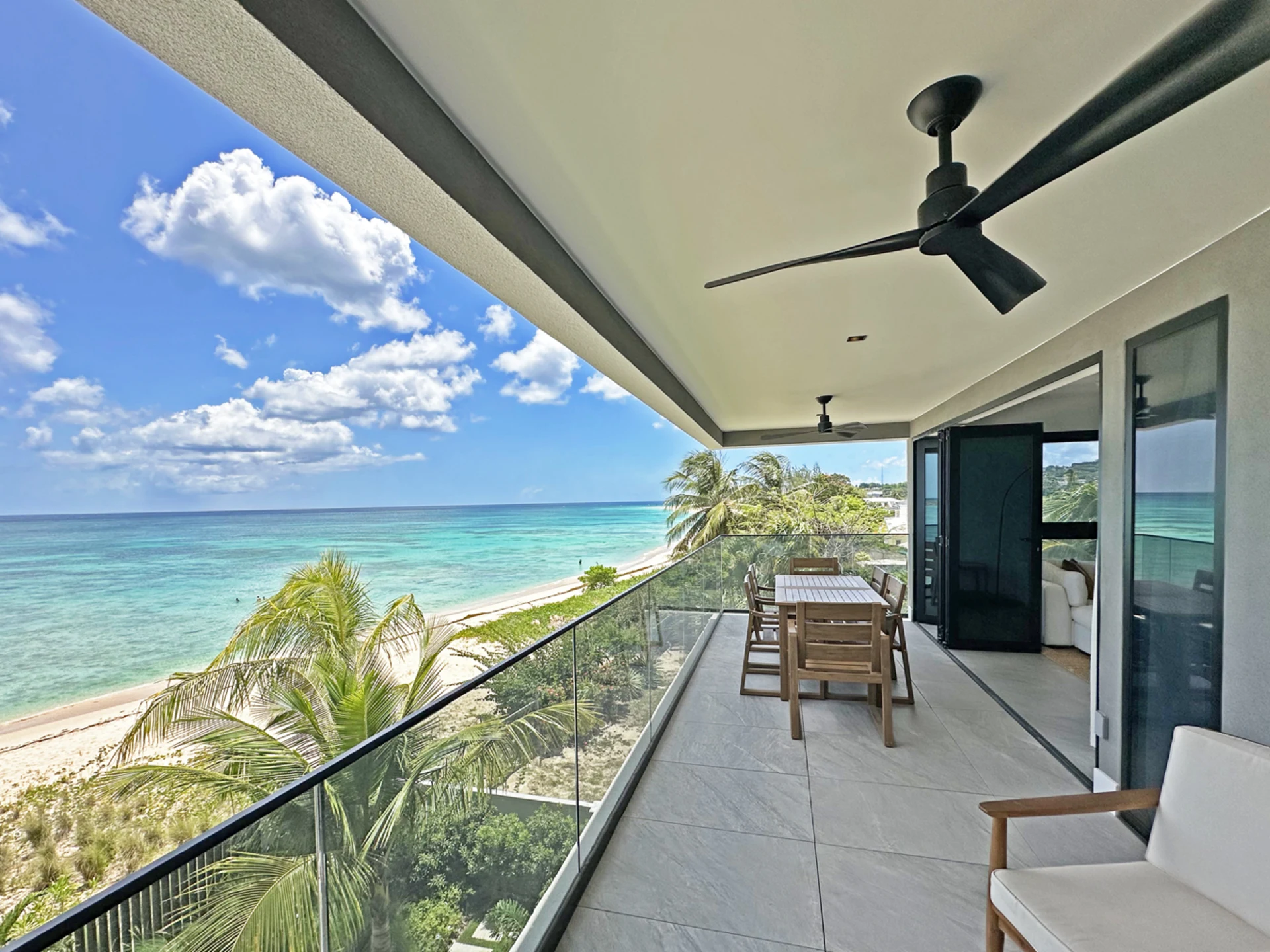 Stunning views from the patio terrace