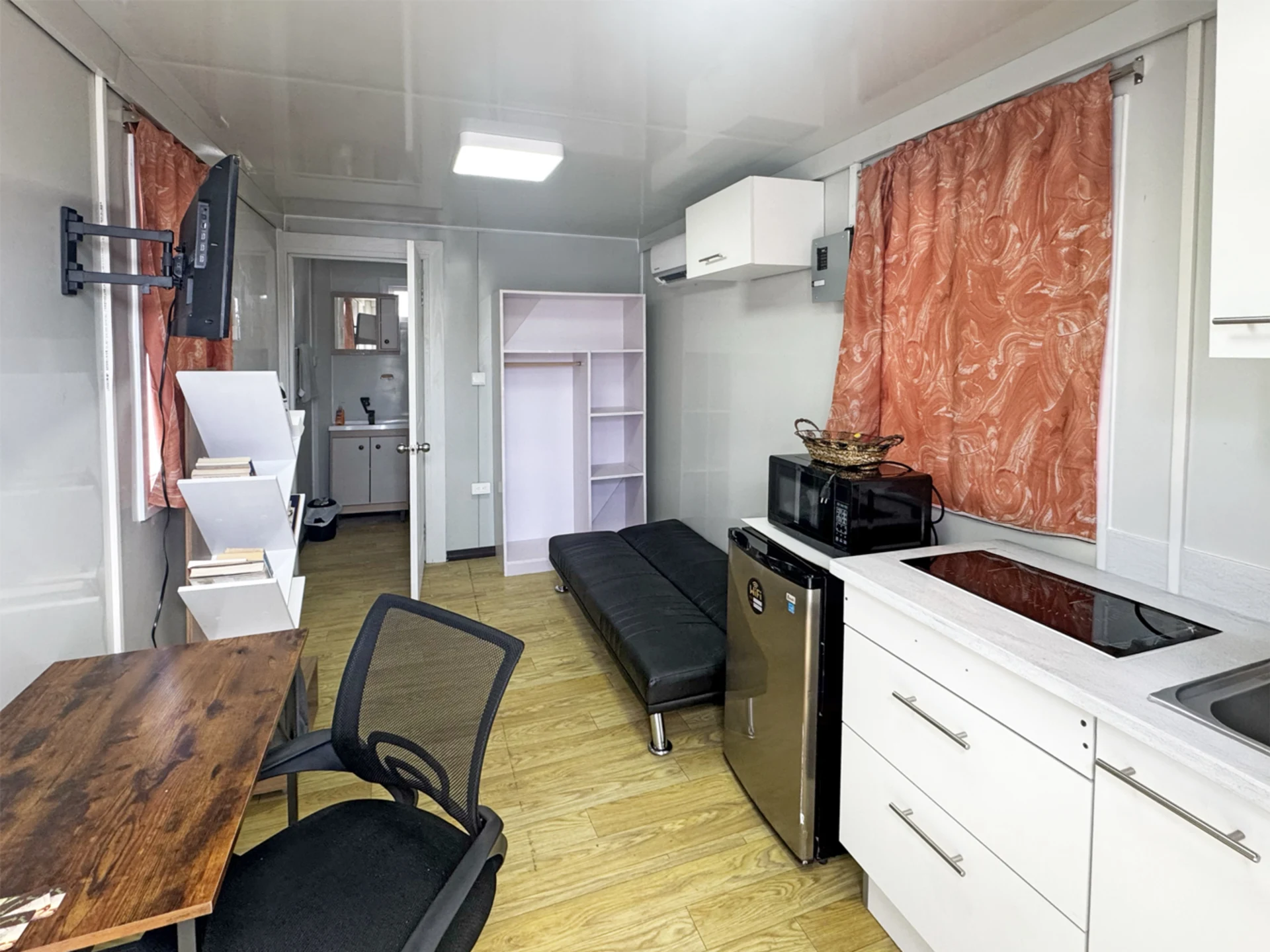 Open plan layout