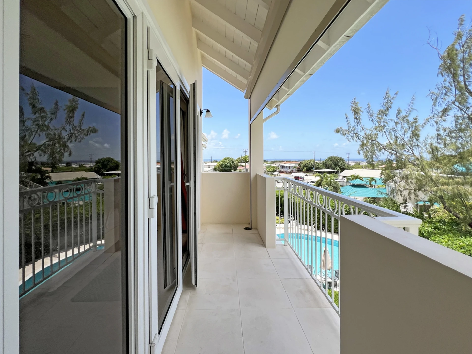 Balcony off of the primary bedroom