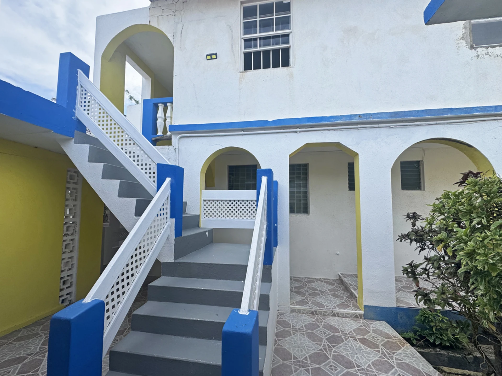 Stairs to the apartment