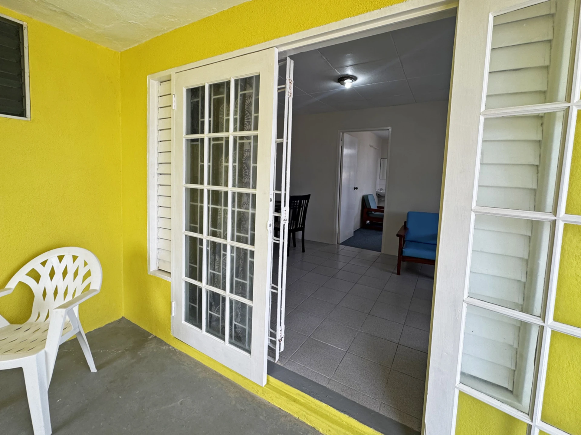 Entrance to the unit