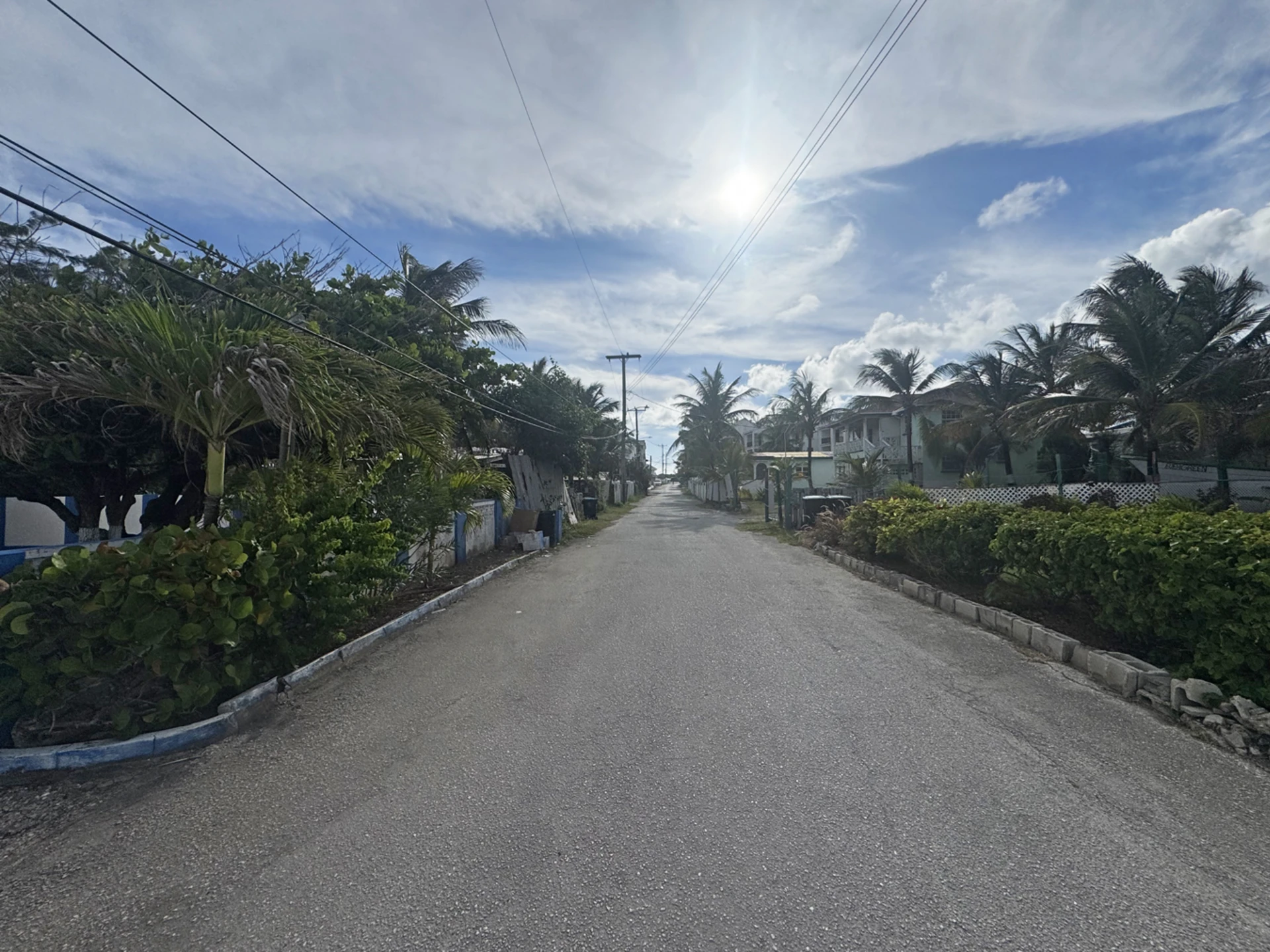 Streetscape to the left