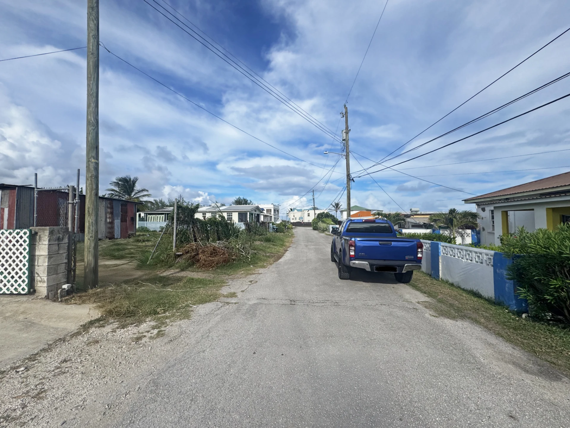 Streetscape to the right