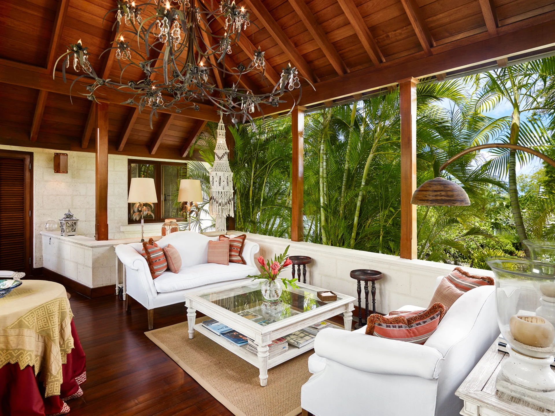 Sitting area ideal for morning coffee, just off of the principle bedroom suite
