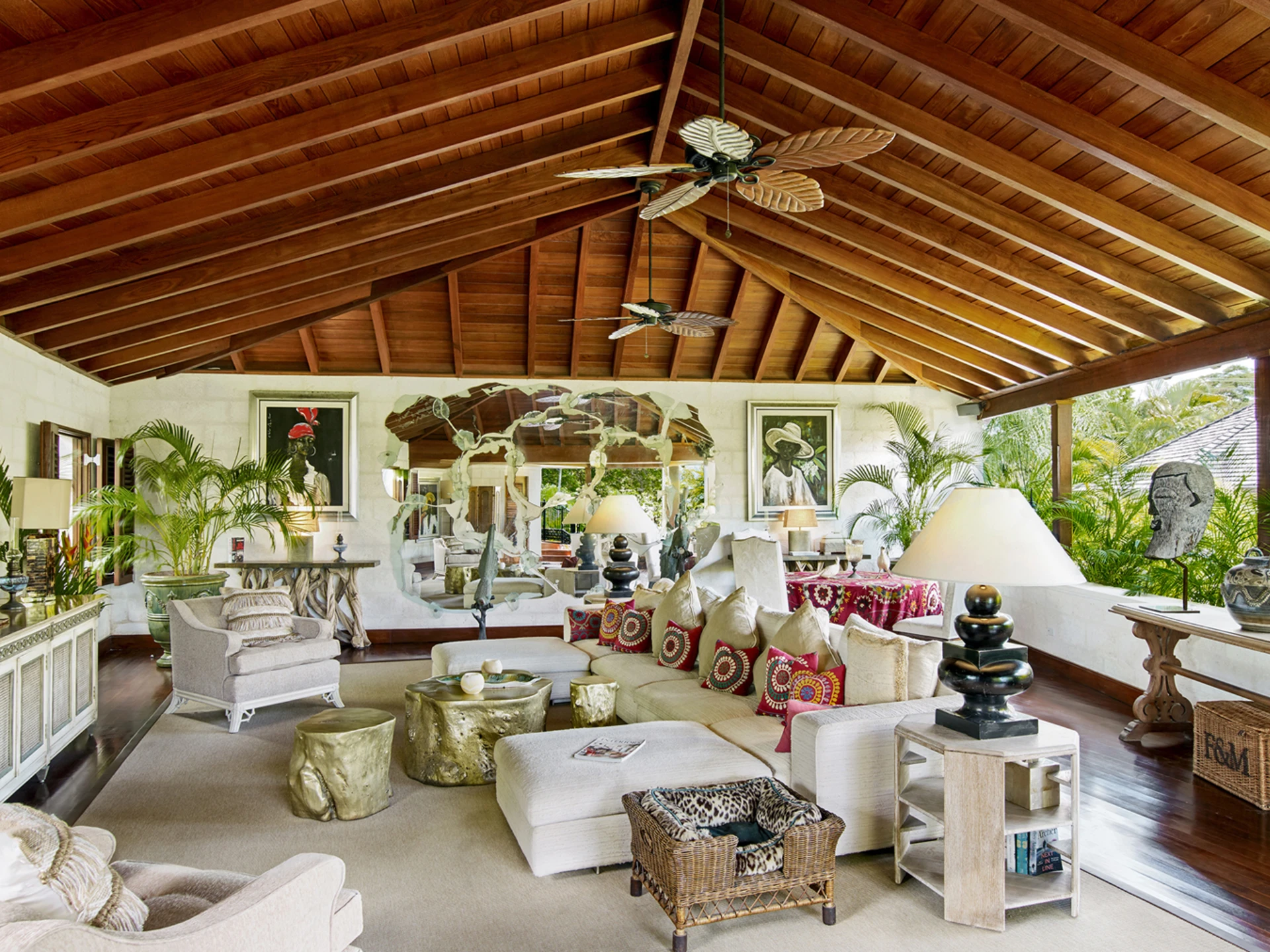 Upstairs living area off of the principle bedroom suite