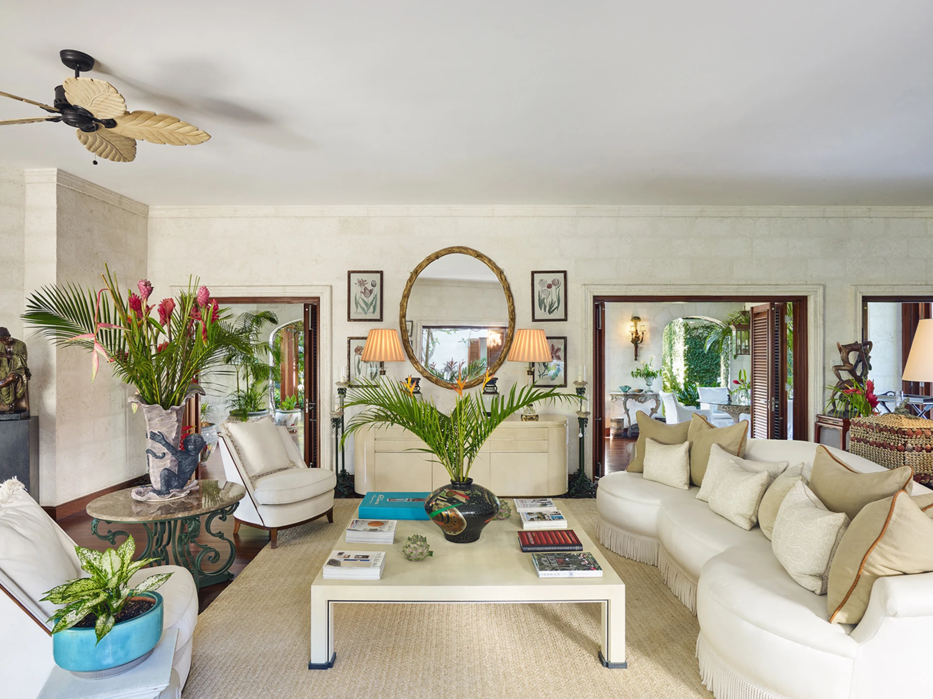 Upper level living room