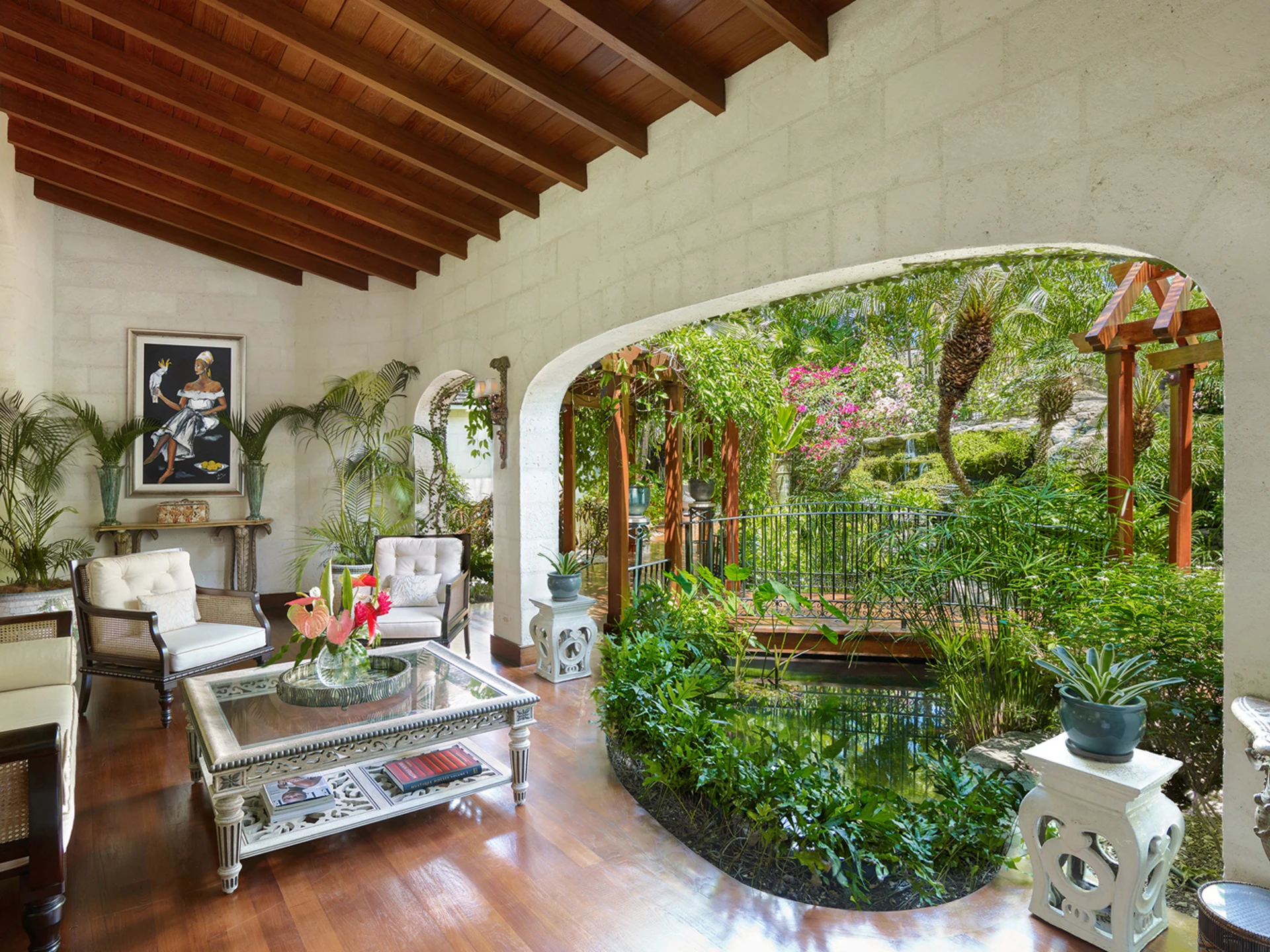 Lounge area on the ground floor