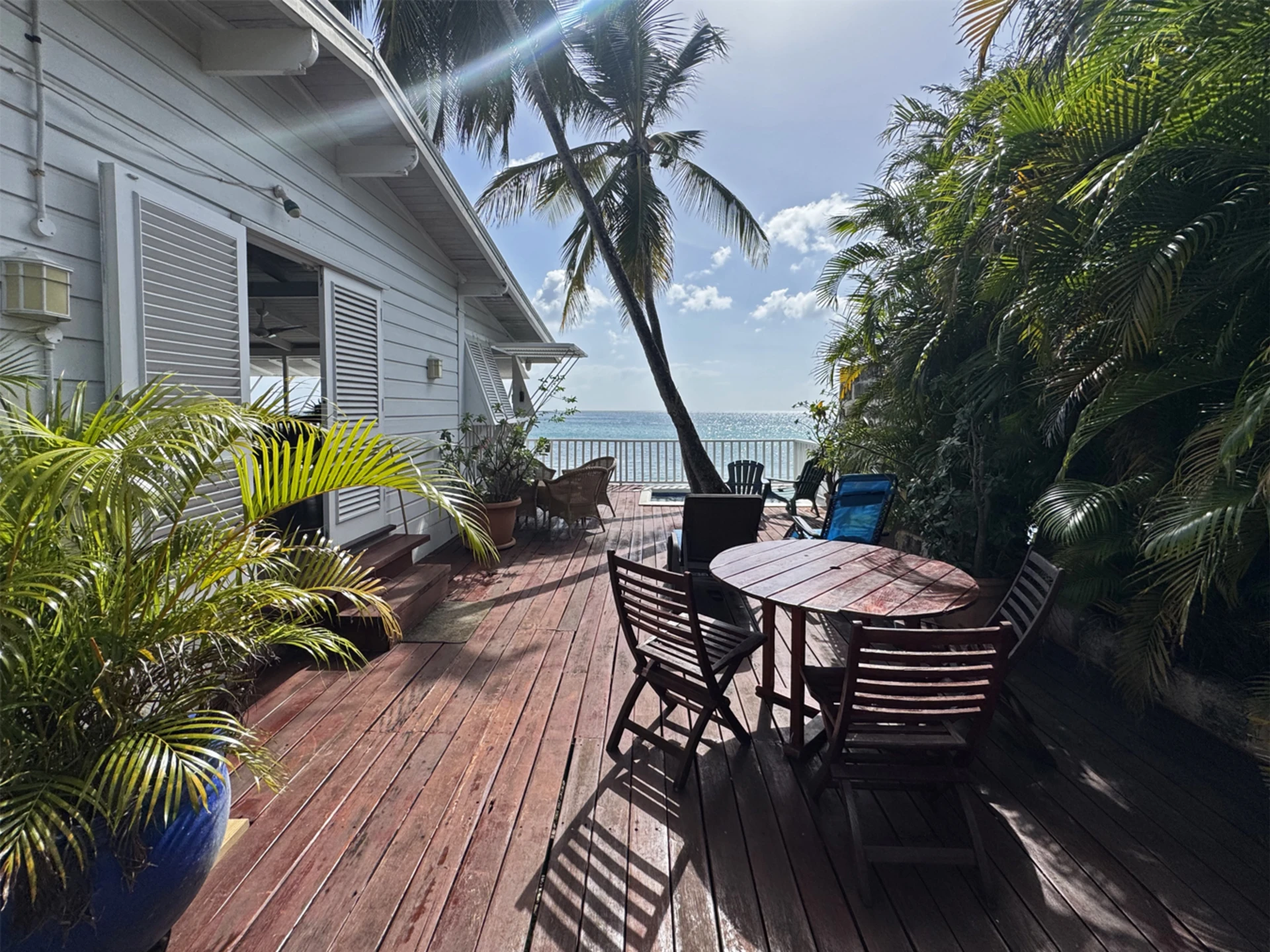 Beautiful sea views from the patio terrace