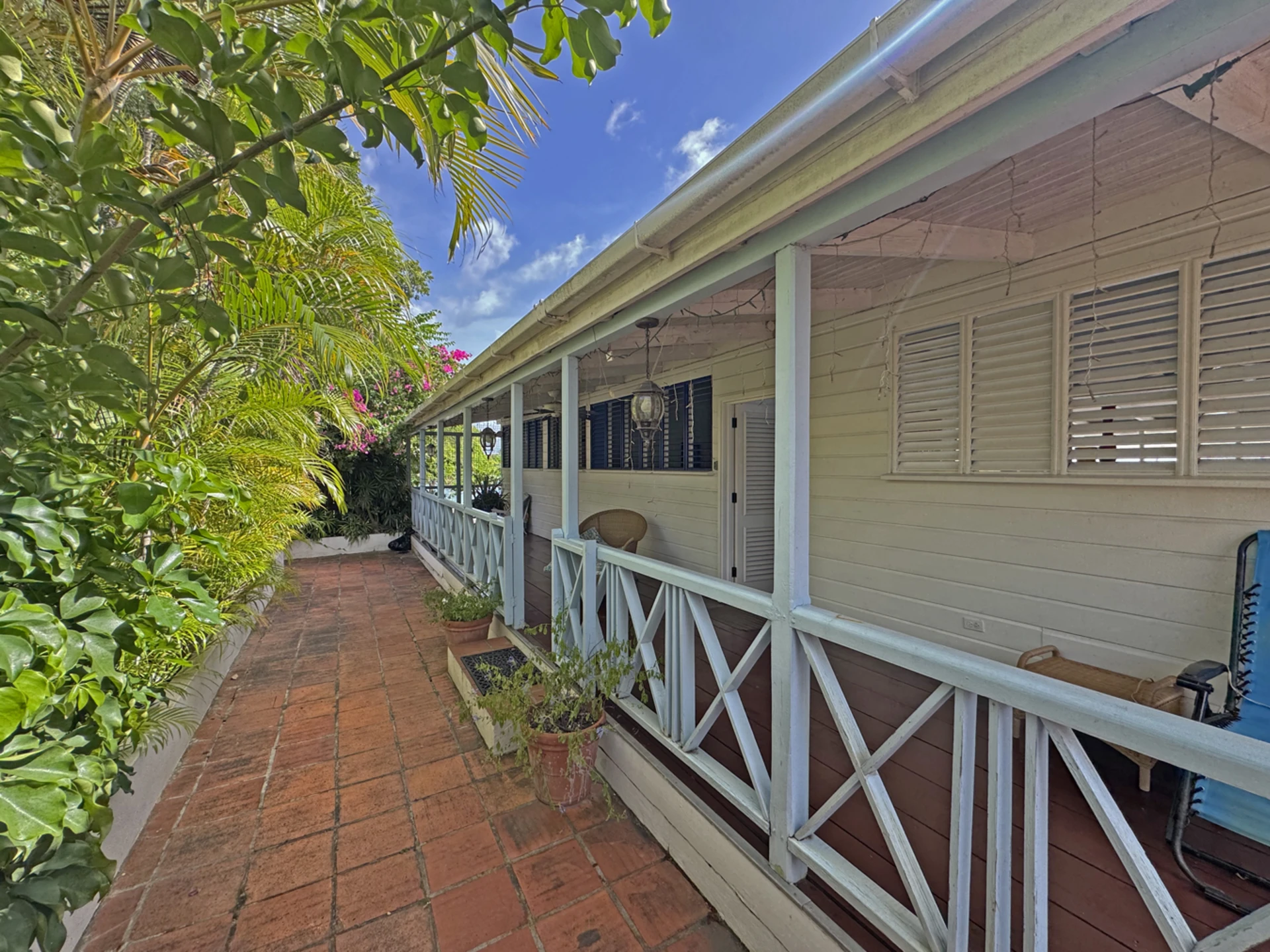 Private entry with wraparound verandah