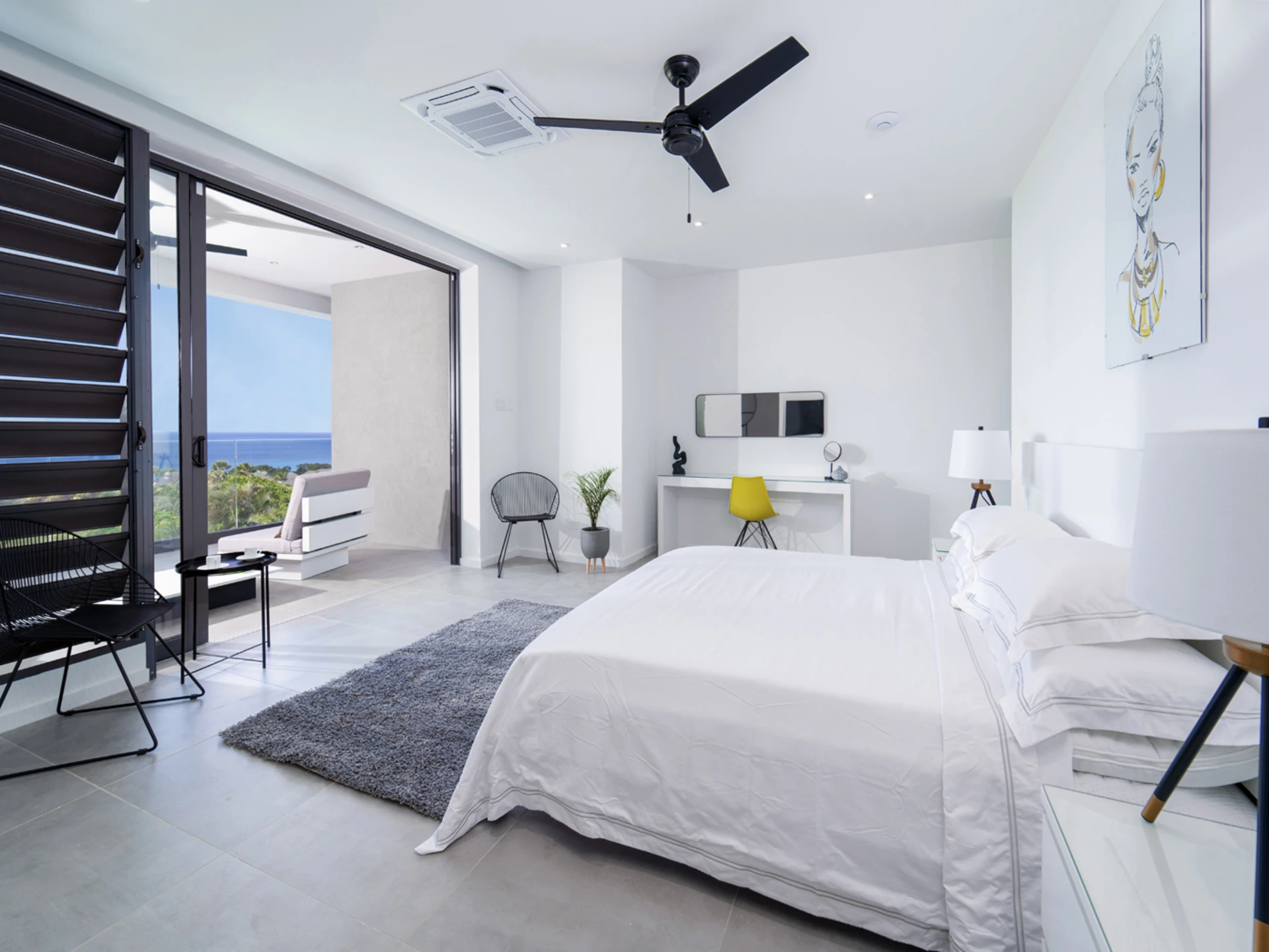 Bedroom with private terrace